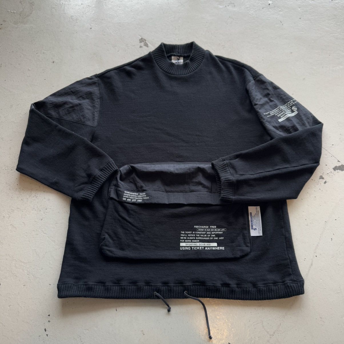 Issey Miyake Vintage Rare Hai Sporting Gear Turtleneck Big Pocket Jumper Size US M / EU 48-50 / 2 - 8 Thumbnail