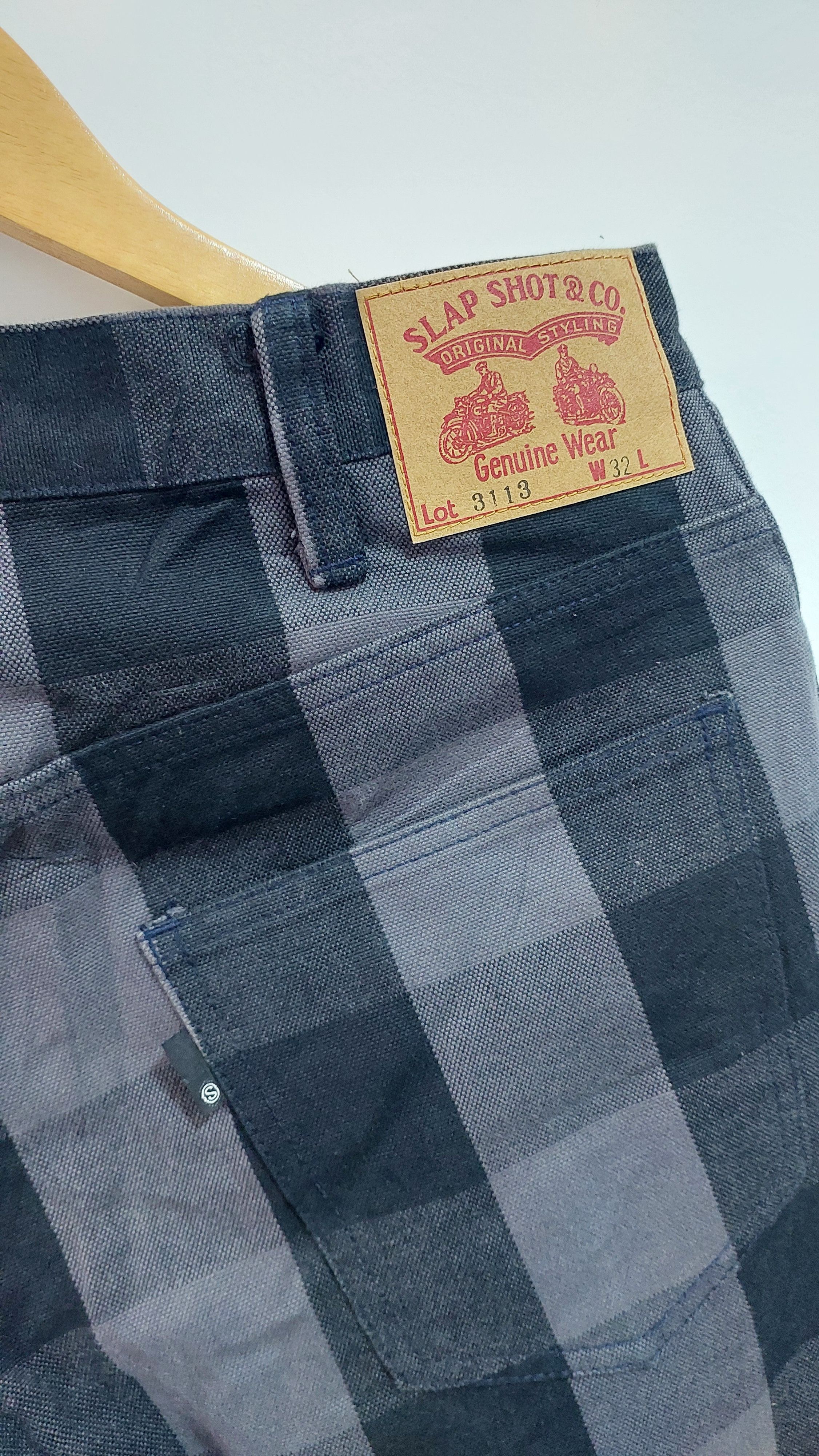 Designer × Japanese Brand SLAP SHOT JAPANESE JEANS Size US 30 / EU 46 - 6 Thumbnail