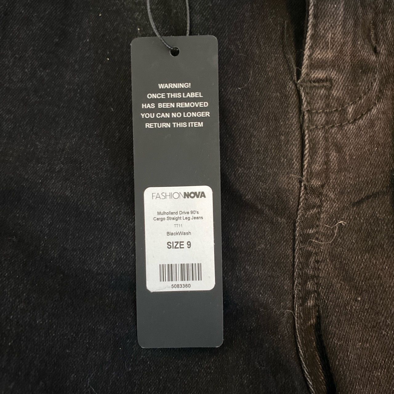 Fashion Nova Fashion Nova Cargo Jeans Size 9 Size 30" / US 8 / IT 44 - 4 Thumbnail