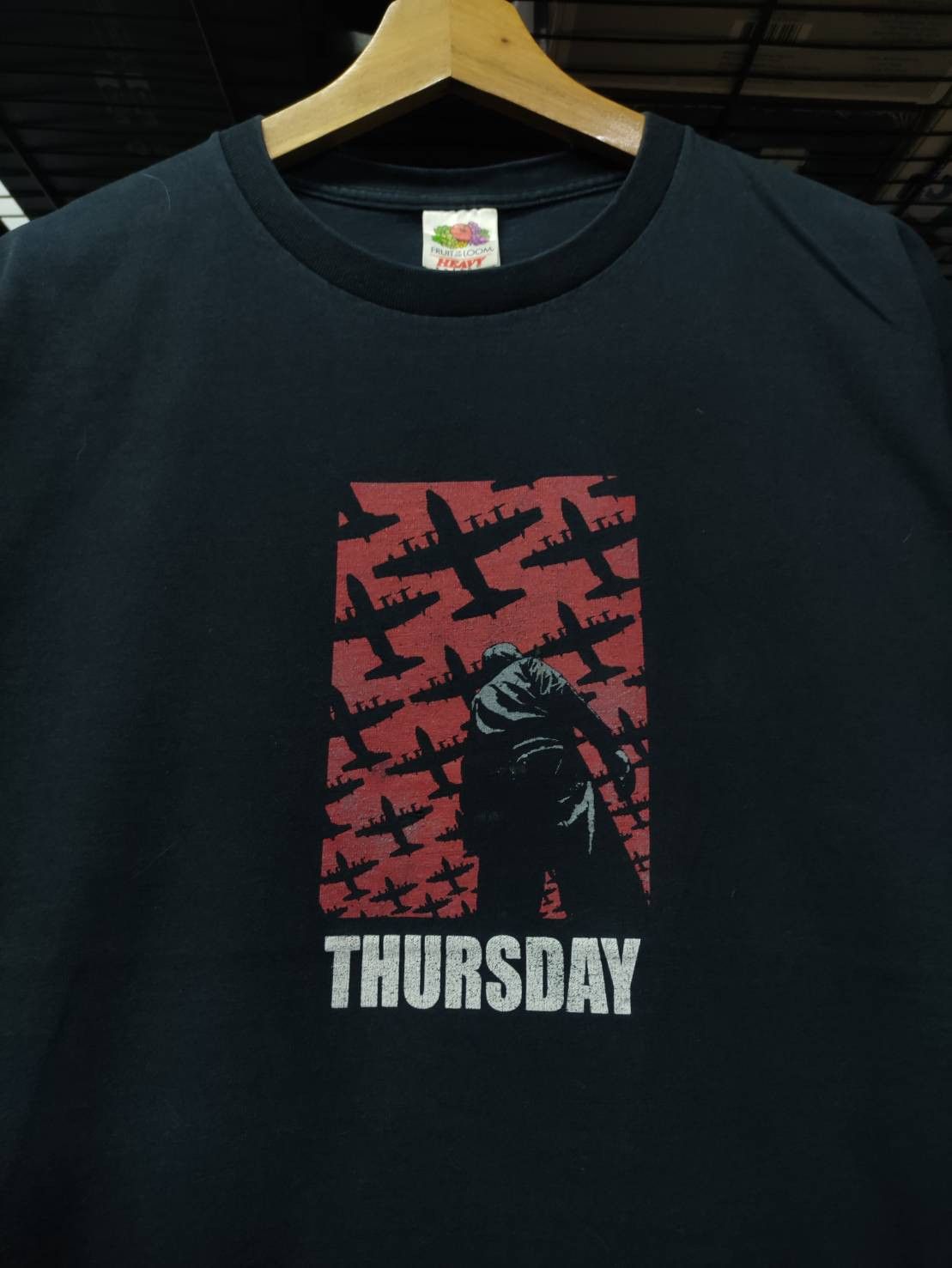Band Tees Vtg 00's Thursday Post-hardcore Emo Band T-Shirt Size US L / EU 52-54 / 3 - 1 Thumbnail
