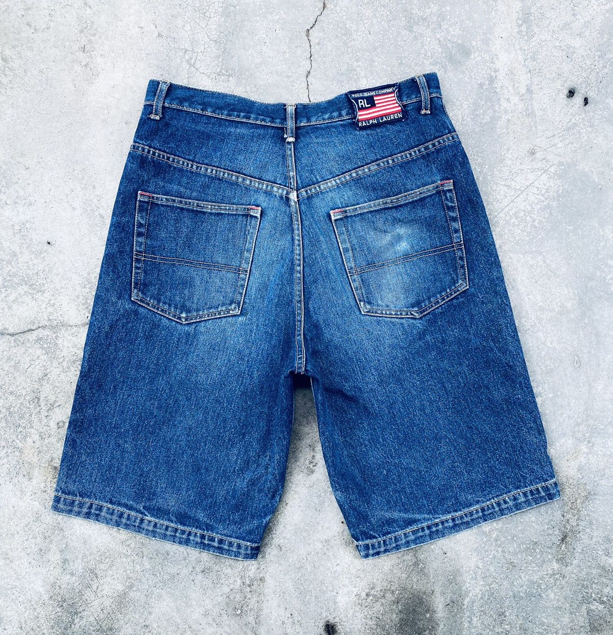 Polo Ralph Lauren Vintage Polo Jeans Ralph Lauren Jorts Pants Size US 34 / EU 50 - 2 Thumbnail