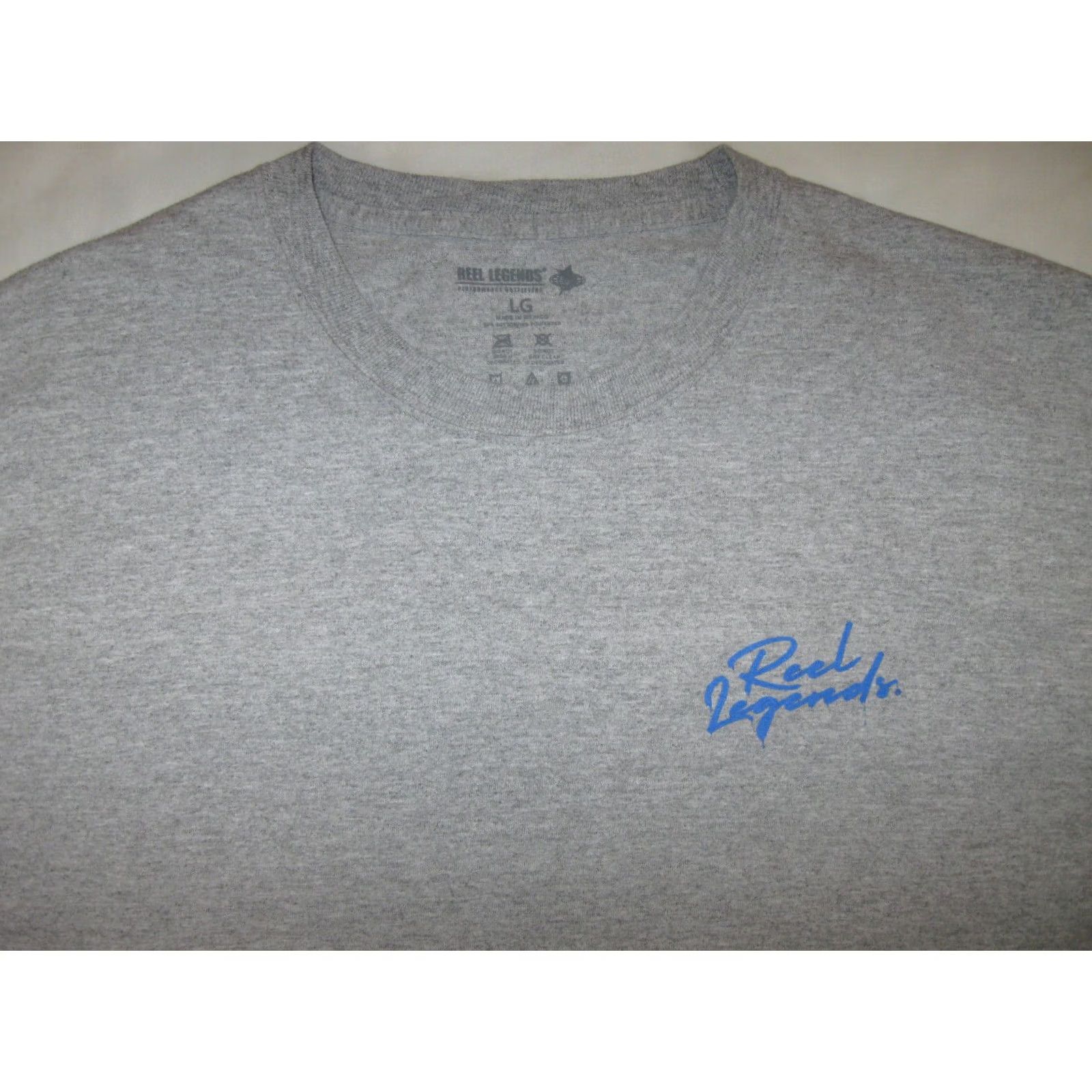 Vintage Reel Legends Shirt Mens L Gray Fishing Sailfish Marlin Men Florida Gamefish Size US L / EU 52-54 / 3 - 3 Thumbnail