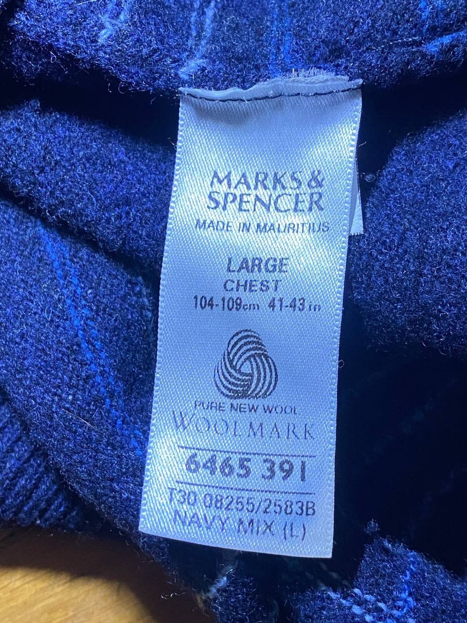 Vintage Blue Harbour Marks & Spencer lambswool sweater Size US L / EU 52-54 / 3 - 4 Thumbnail