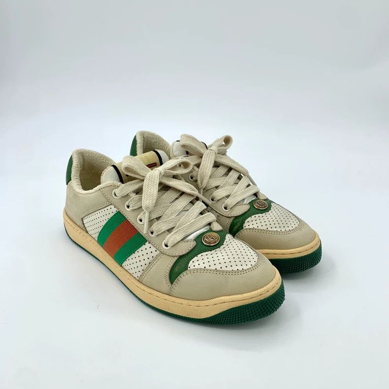 Gucci Gucci Color-blocking GG enamel printed lace-up casual dirty Size US 5.5 / EU 38 - 2 Thumbnail