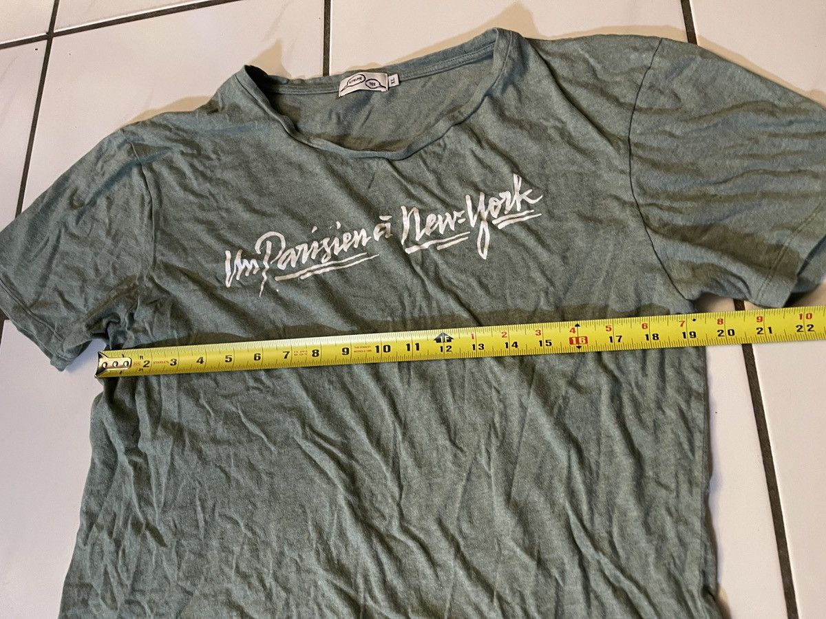 Maison Kitsune Maison Kitsune T Shirt Womens Size Green Parisien New York Size XL / US 12-14 / IT 48-50 - 5 Thumbnail
