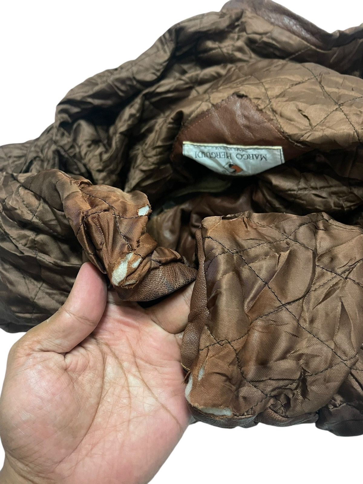 Other MARCO PIERGUIDI LEATHER RACING JACKET Size US S / EU 44-46 / 1 - 7 Thumbnail