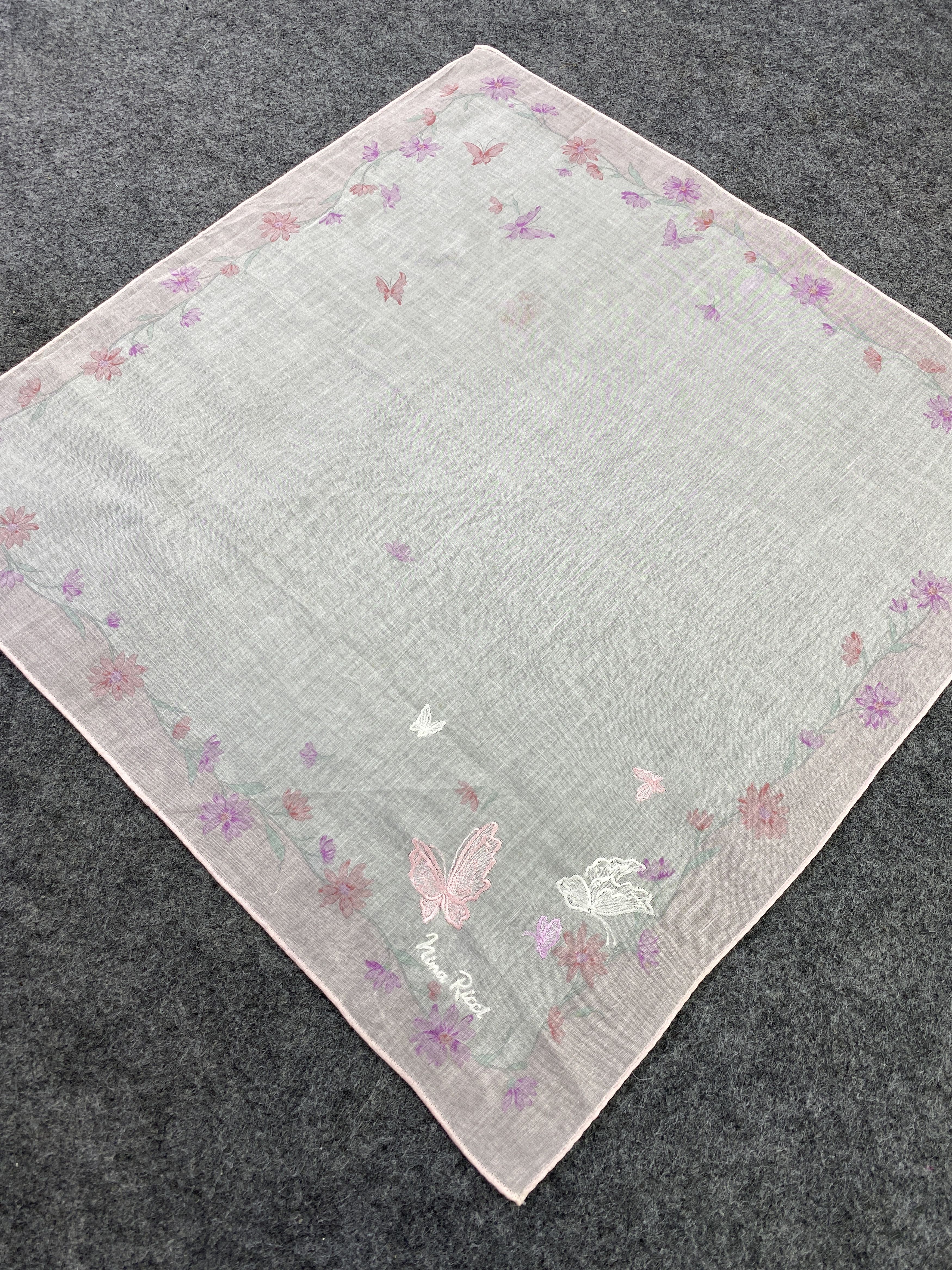 Nina Ricci Nina Ricci Handkerchief / Bandana / Neckerchief-B313 Size ONE SIZE - 4 Thumbnail