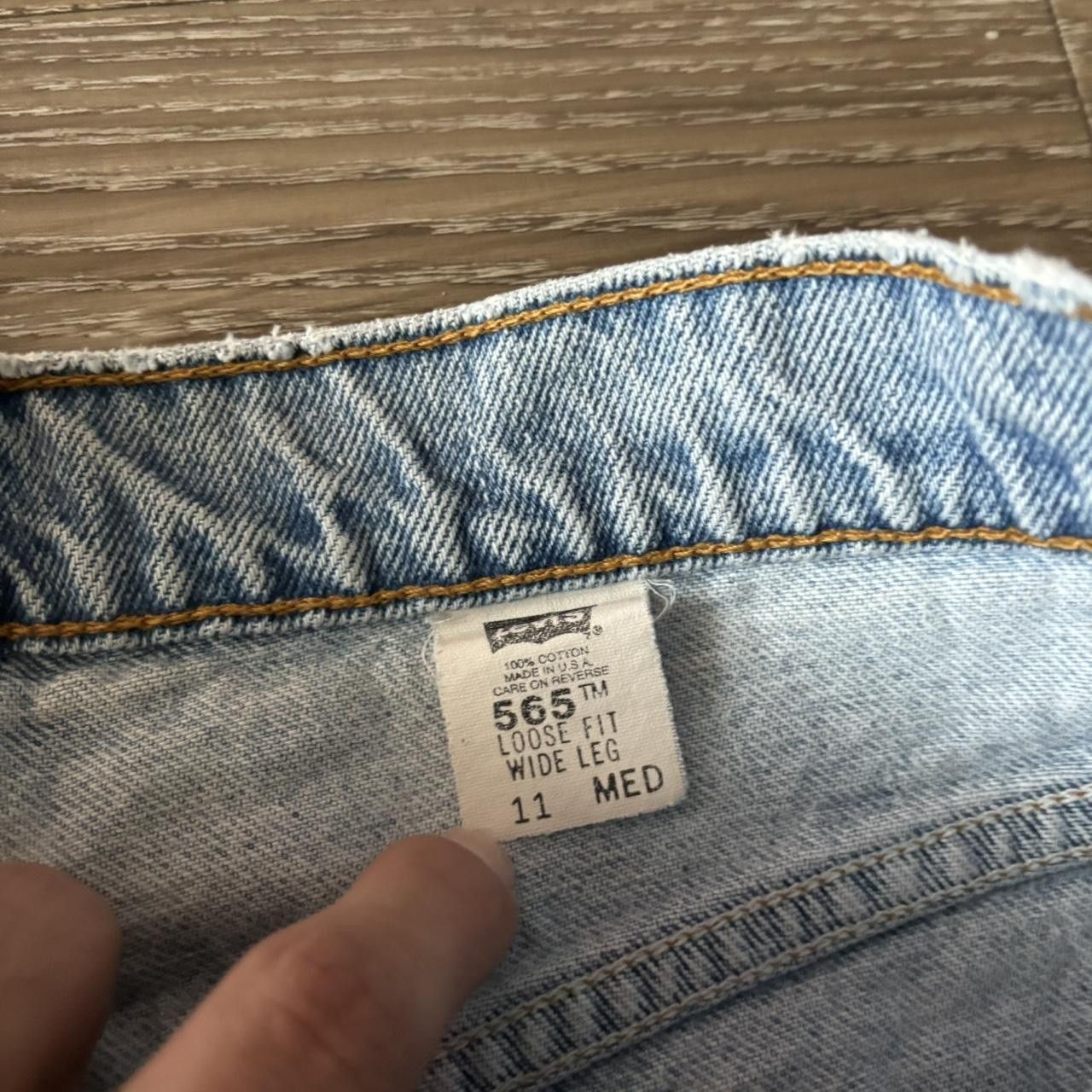 Levi's Crazy Vintage 90s Baggy Light Wash Levis Distressed Denim Jeans! 30x32 Size US 30 / EU 46 - 8 Thumbnail