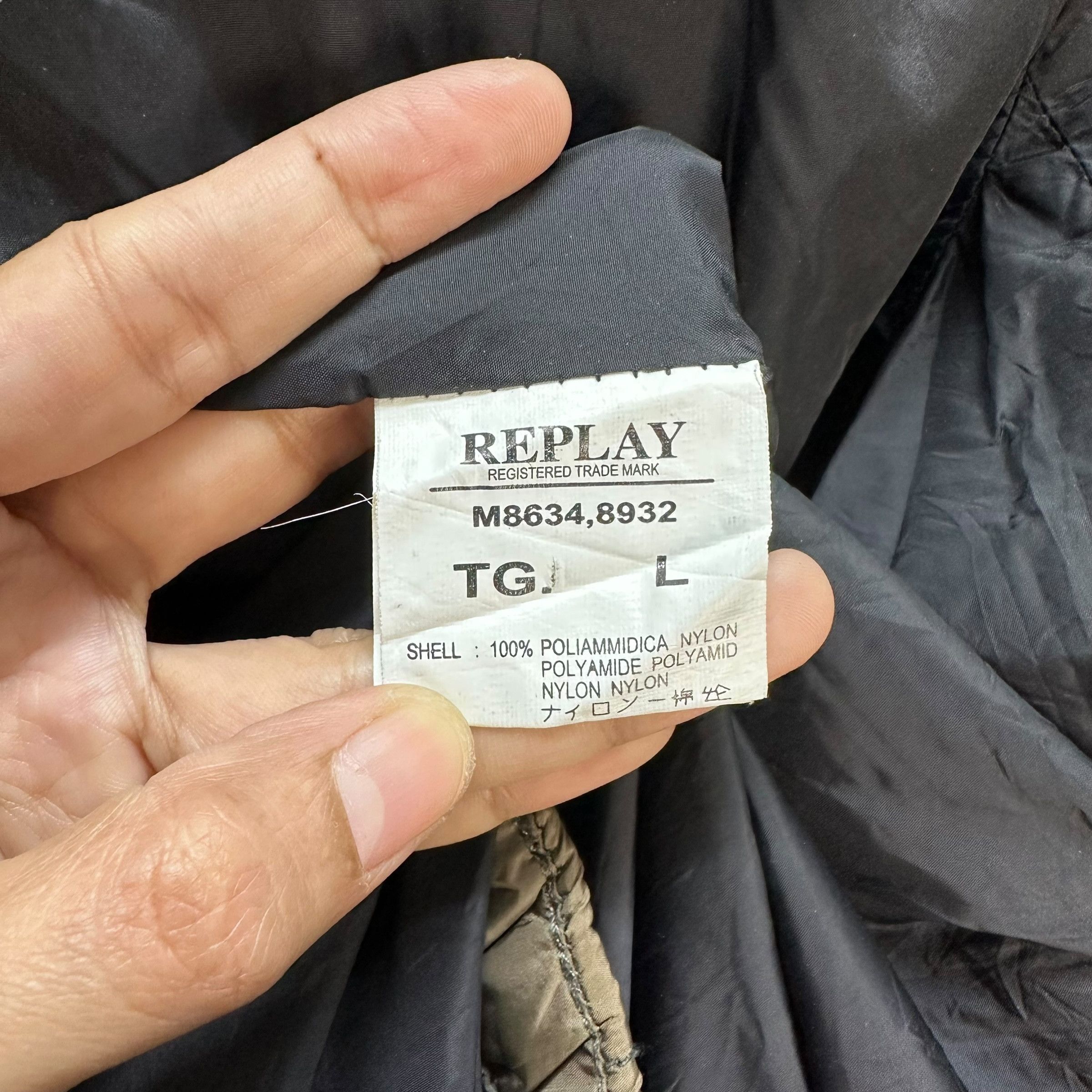 Replay Replay R-81-56Y Nice Design Nylon Jacket #A17-0410 Size US L / EU 52-54 / 3 - 11 Thumbnail
