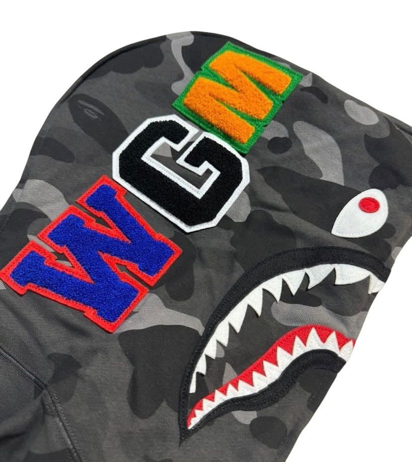 Bape BAPE Black & Navy Camo Full zip hoodie Size US M / EU 48-50 / 2 - 3 Thumbnail