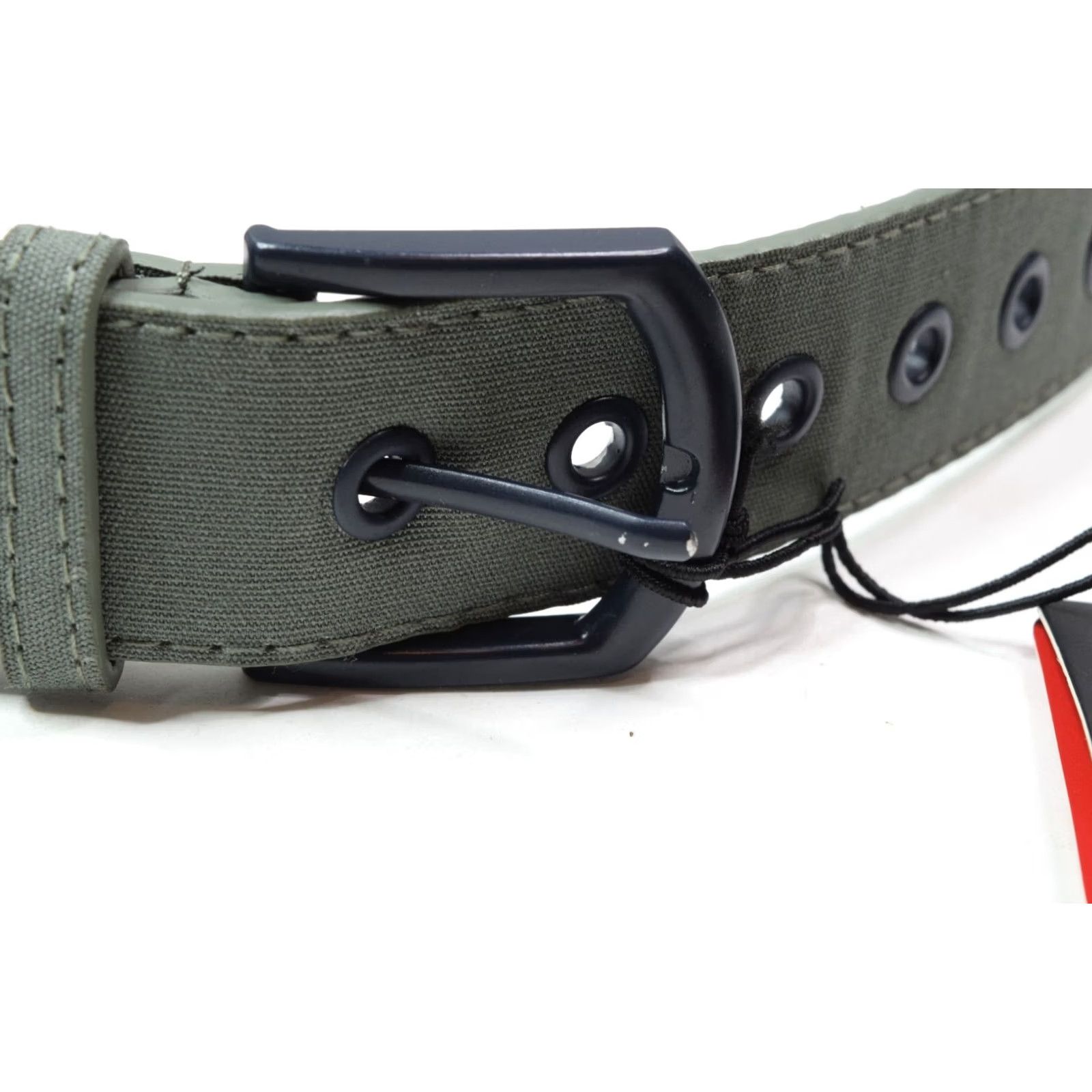 Vintage Short Par 4 Canvas Golf Belt Slate Green Rigid Mens 32 Green Belt Golf Belt Men 32 Slim? Size US 32 / EU 48 - 2 Thumbnail