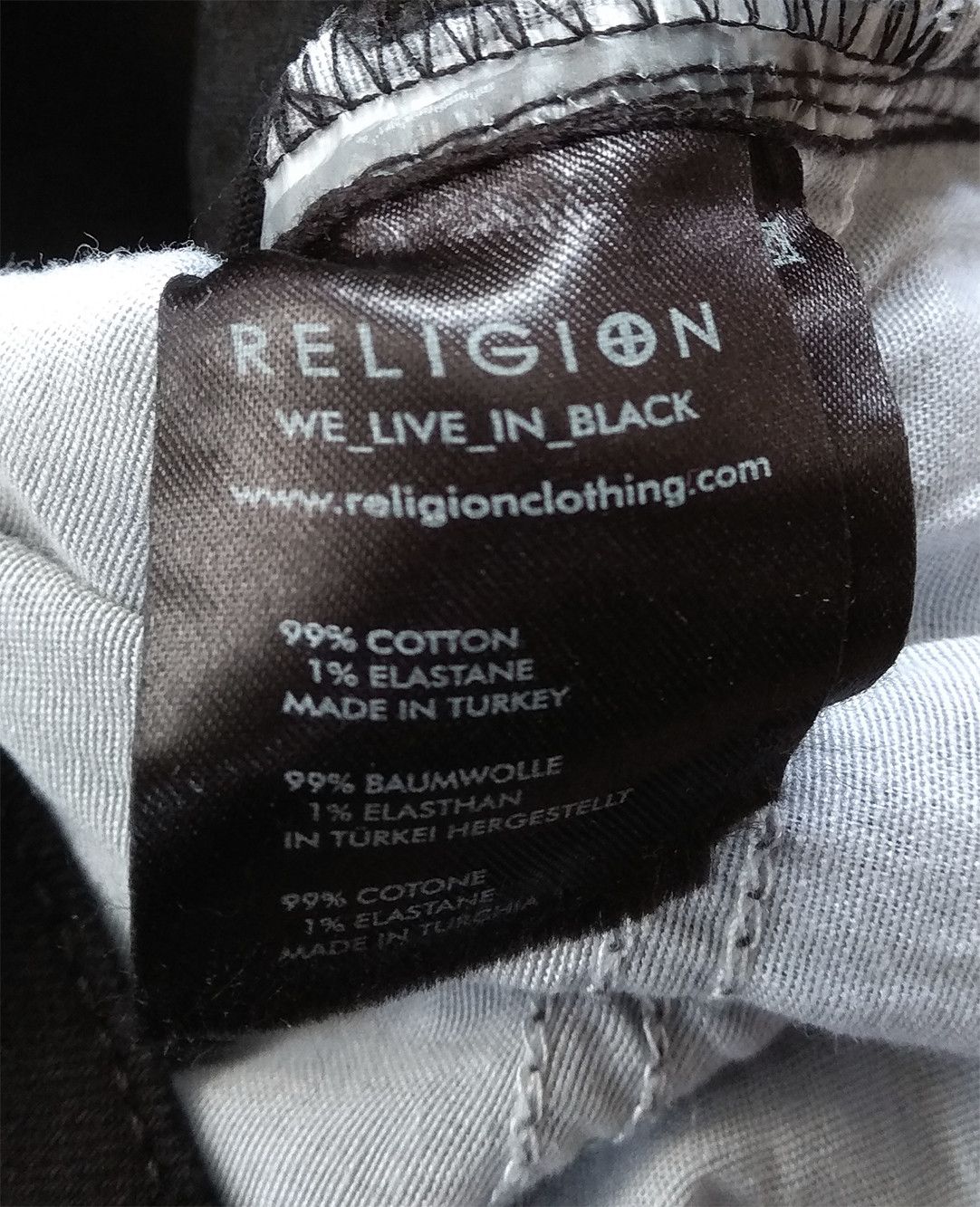 Other Religion Distressed Shredder Denim Jeans Size US 32 / EU 48 - 7 Thumbnail