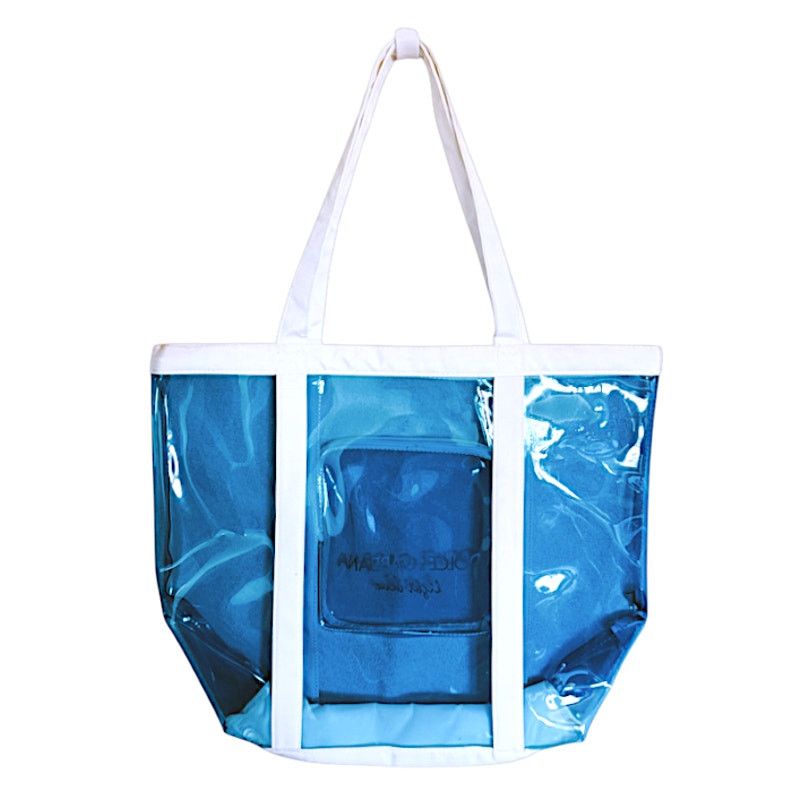 Dolce & Gabbana Dolce and Gabbana Blue/White Clear Tote Size ONE SIZE - 2 Thumbnail