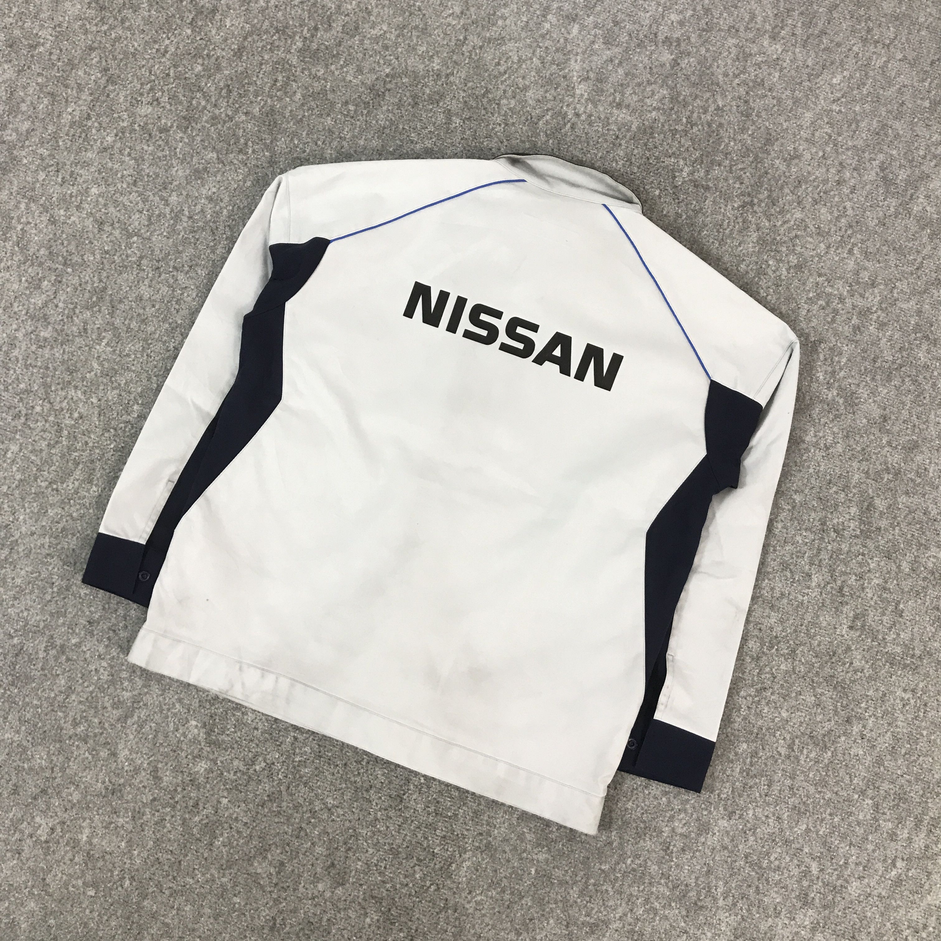 Japanese Brand NISSAN RACING CUSTOM JAPAN WORKWEAR JACKET Size US L / EU 52-54 / 3 - 6 Thumbnail
