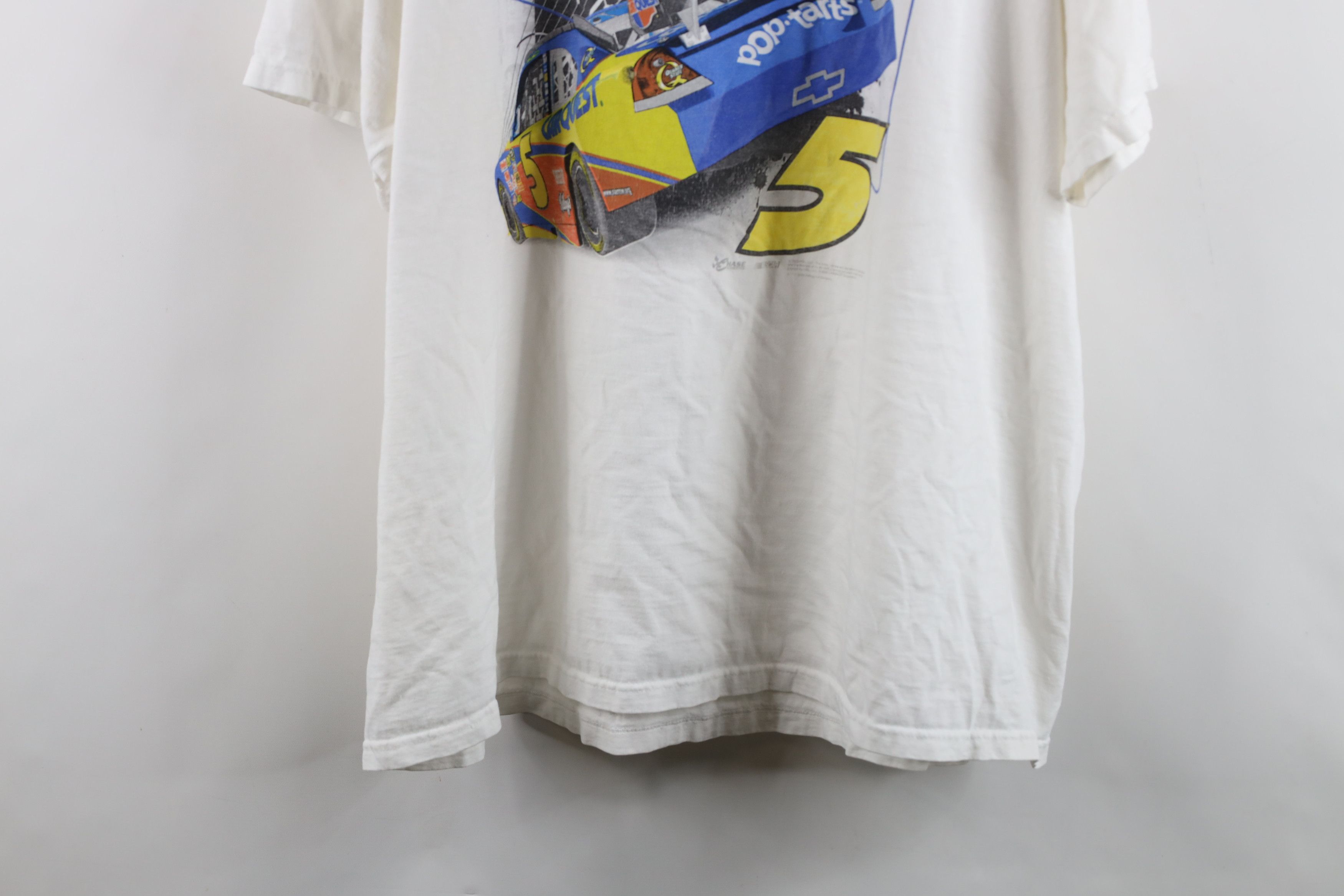 Vintage Vintage Y2K NASCAR Mark Martin Kelloggs Racing T-Shirt White Size US XXL / EU 58 / 5 - 15 Thumbnail