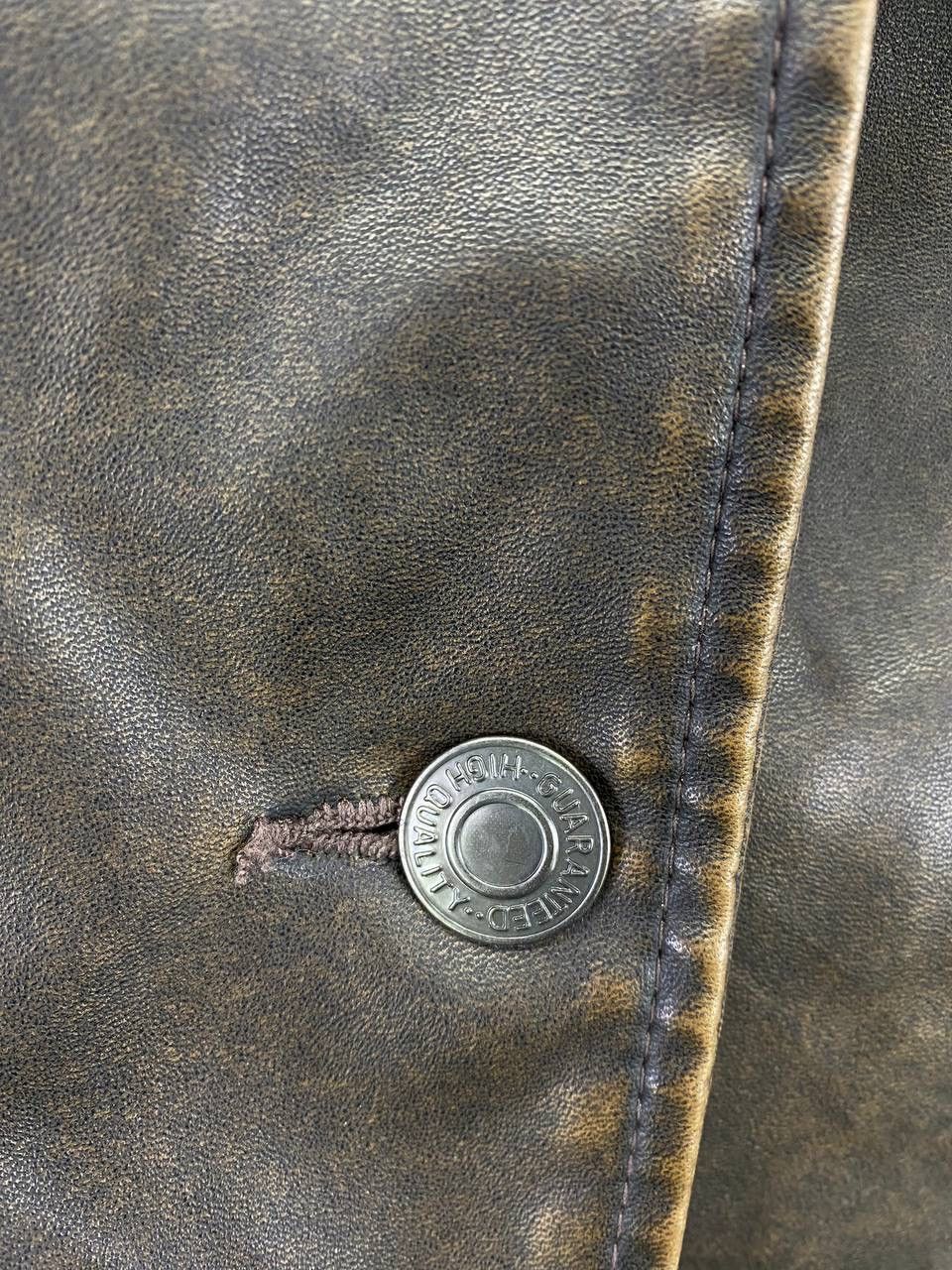 Japanese Brand Vintage Rebilah Leather Vest Size L / US 10 / IT 46 - 8 Thumbnail