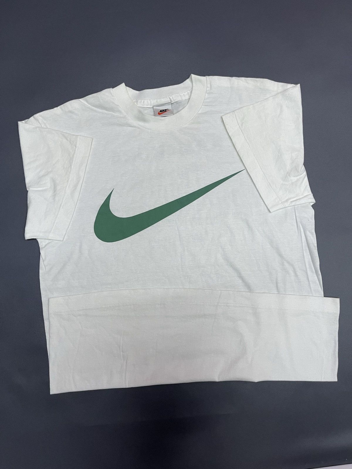Nike × Vintage RARE 90s NIKE x KAMAKURA TENNIS SWOOSH TEES Size US L / EU 52-54 / 3 - 8 Thumbnail