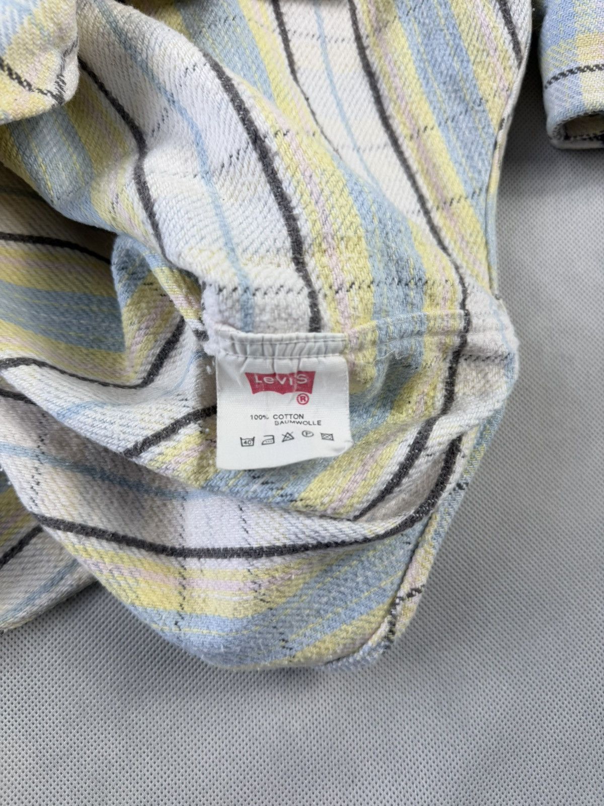 Levi's Unique Levi's Vintage 1996 White Tab Rare Shirt Size US L / EU 52-54 / 3 - 10 Thumbnail