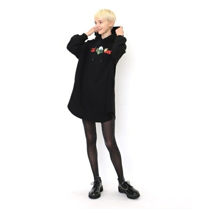 Japanese Brand Gremlins Oversize Hoodie sweater Embroidered 😍 Size ONE SIZE - 2 Thumbnail