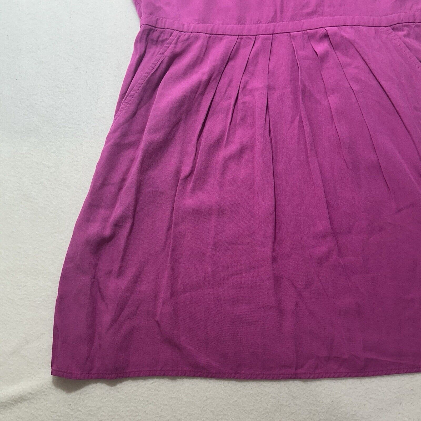 J.Crew J. Crew 12 Magenta Pink Mini Dress Pullover Pockets Size XL / US 12-14 / IT 48-50 - 8 Thumbnail
