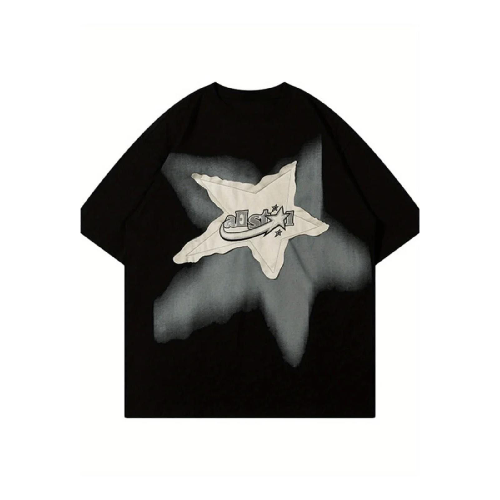 Vintage Retro Star Graphic Loose Tee Size S / US 4 / IT 40 - 1 Thumbnail