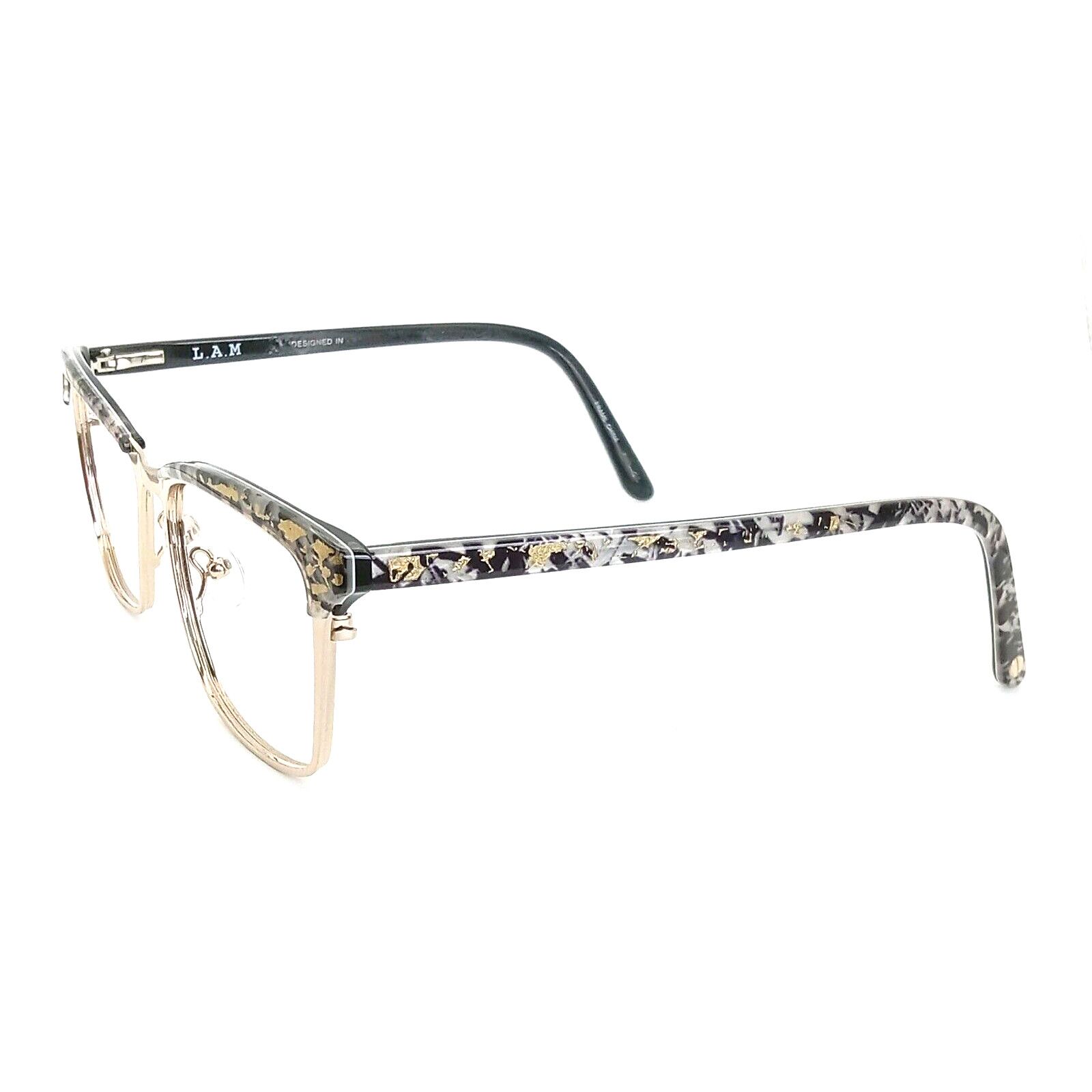L.A.M.B. L.A.M.B. LAUF 085 B:40 BLACK GOLD EYEGLASSES FRAMES Size ONE SIZE - 3 Thumbnail