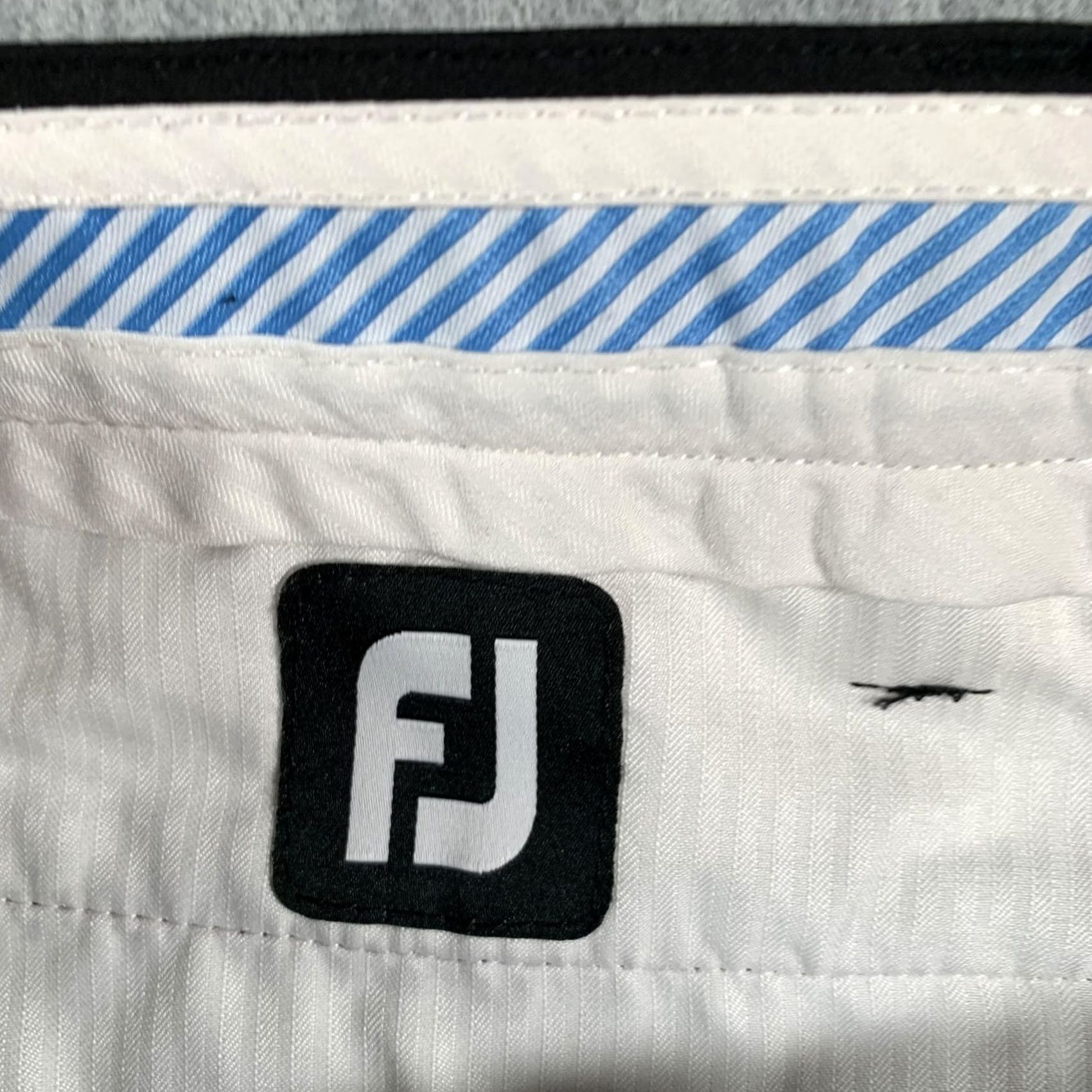 Footjoy FootJoy Golf Pants Mens 34x30 Black Performance Stretch Flat Front Khakis Size US 34 / EU 50 - 5 Thumbnail
