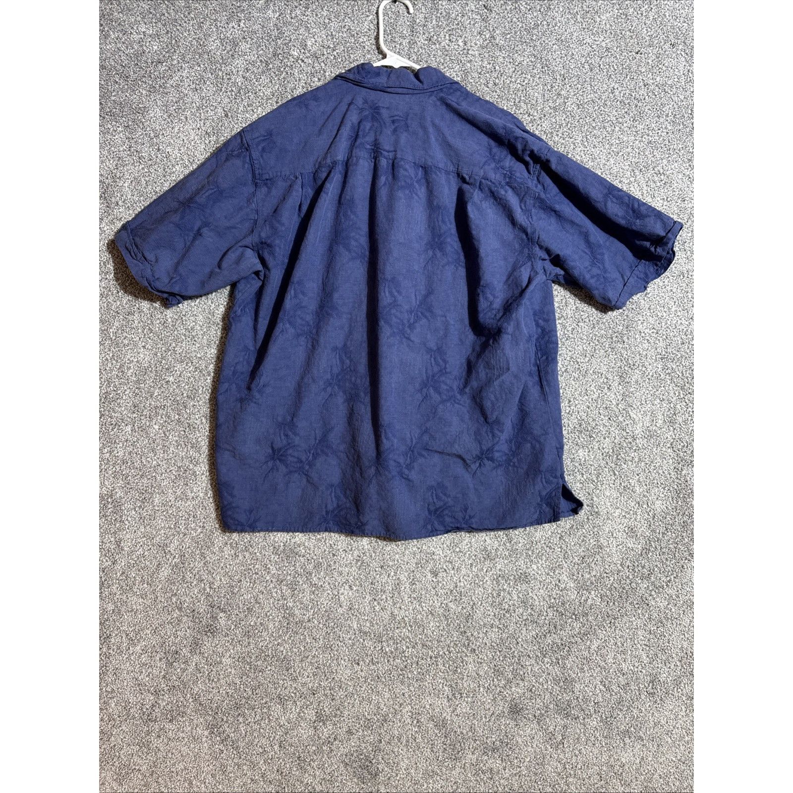 Cotton Traders Tropical Button Up Shirt Mens L Palm Leaf Coastal Jacquard Size US L / EU 52-54 / 3 - 7 Thumbnail