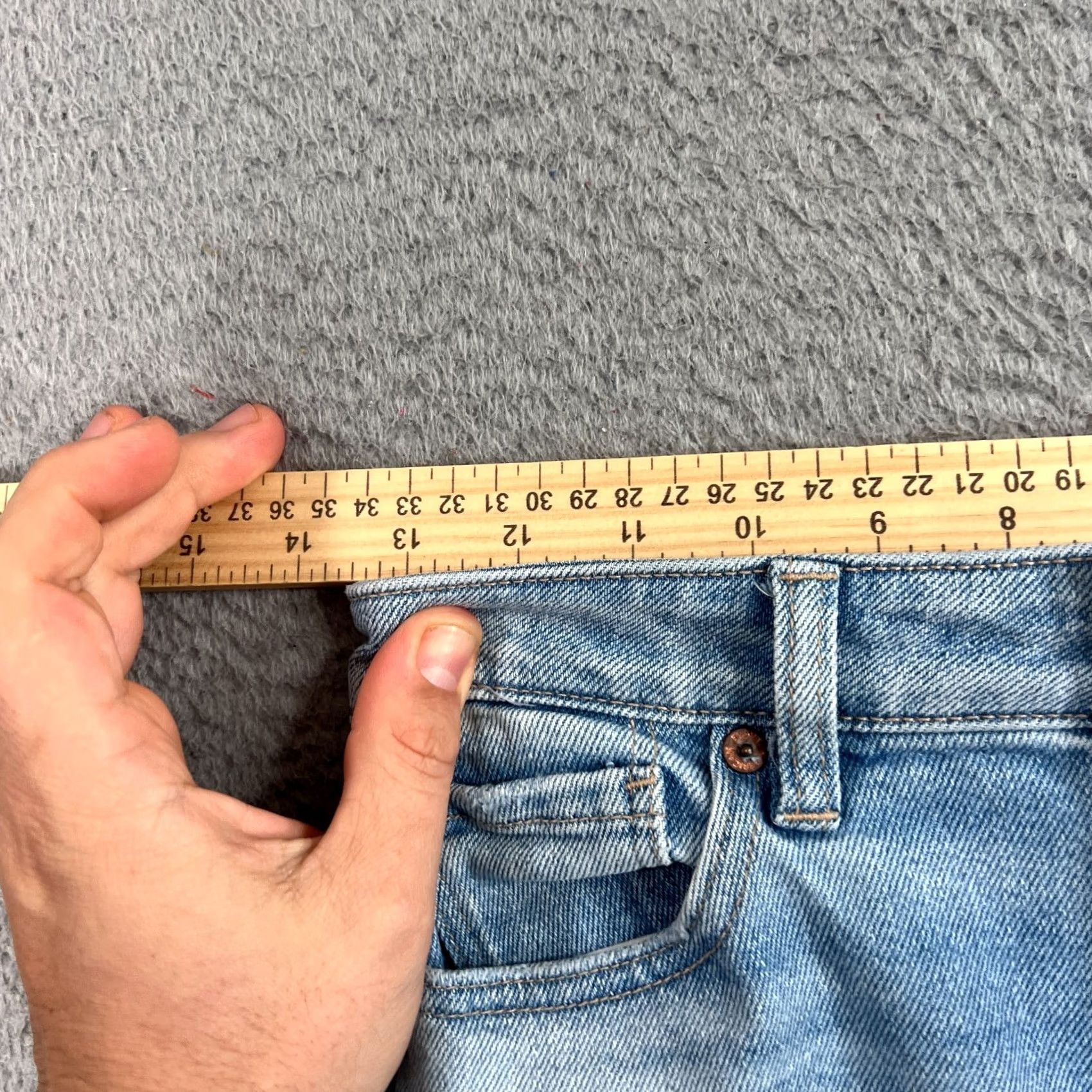 American Eagle Outfitters VINTAGE American Eagle Jeans Womens 0 Blue Denim Mom Straight High Rise Stretch Size 25" / US 0 / IT 36 - 5 Thumbnail