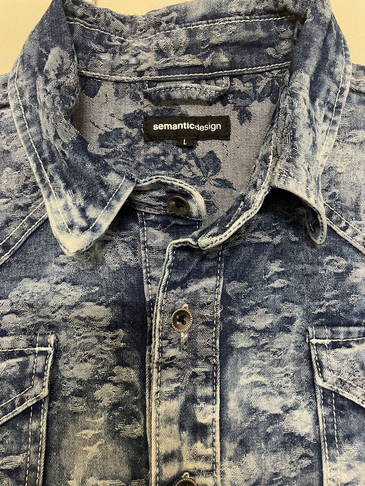 semanticdesign Semantic Design Heavy Denim Shirt Size US M / EU 48-50 / 2 - 5 Thumbnail