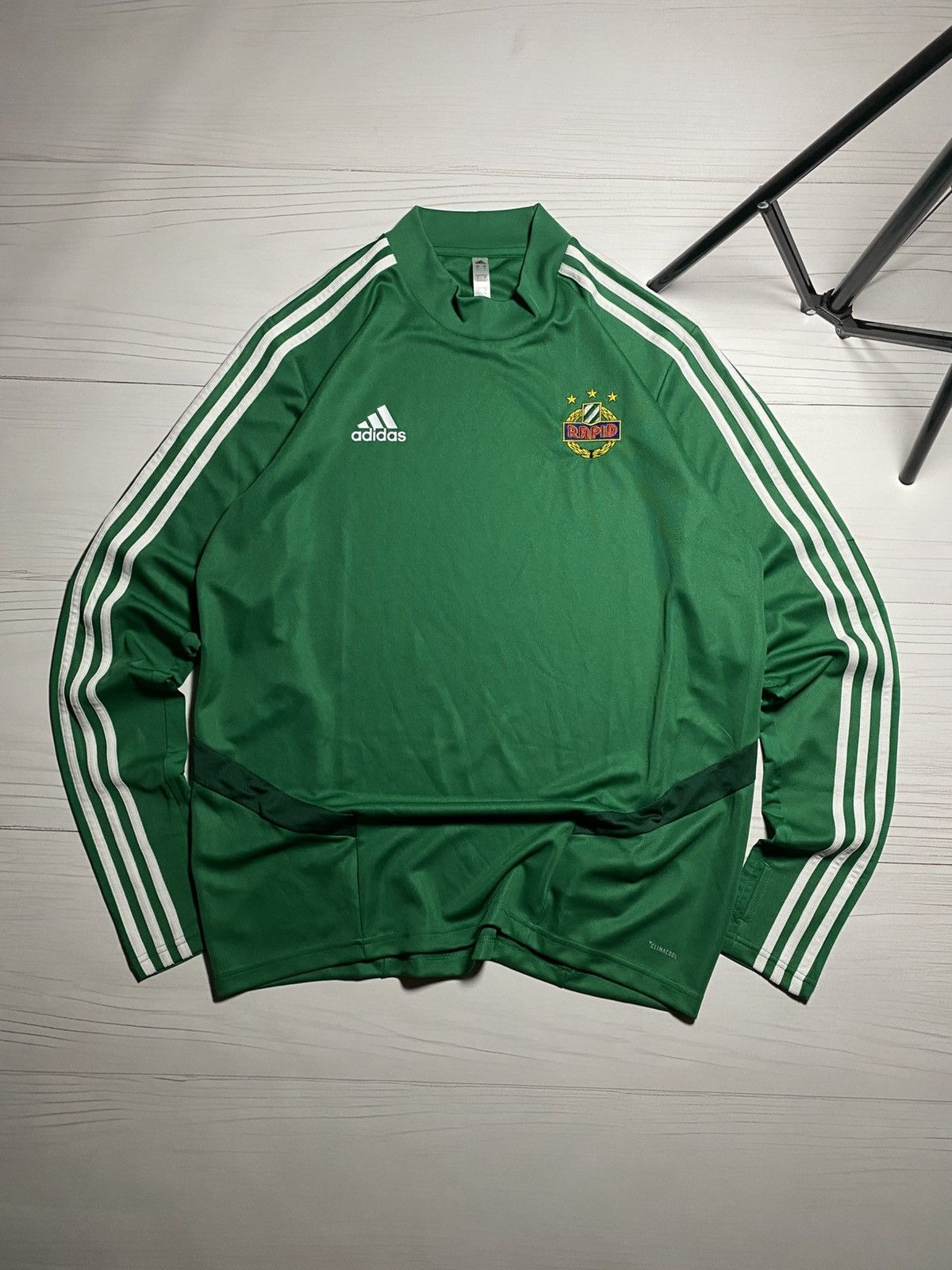 Adidas Adidas SK Rapid Wien 2020 training longsleeve jersey soccer Size US L / EU 52-54 / 3 - 1 Thumbnail