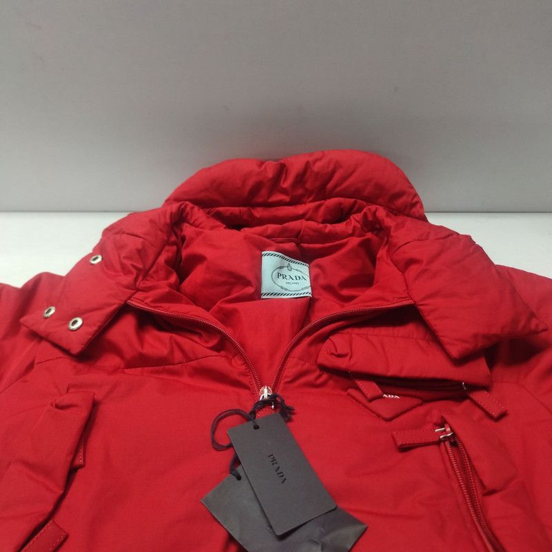 Prada Prada Red Short Down Jacket for Women-2506 Size US S / EU 44-46 / 1 - 2 Thumbnail