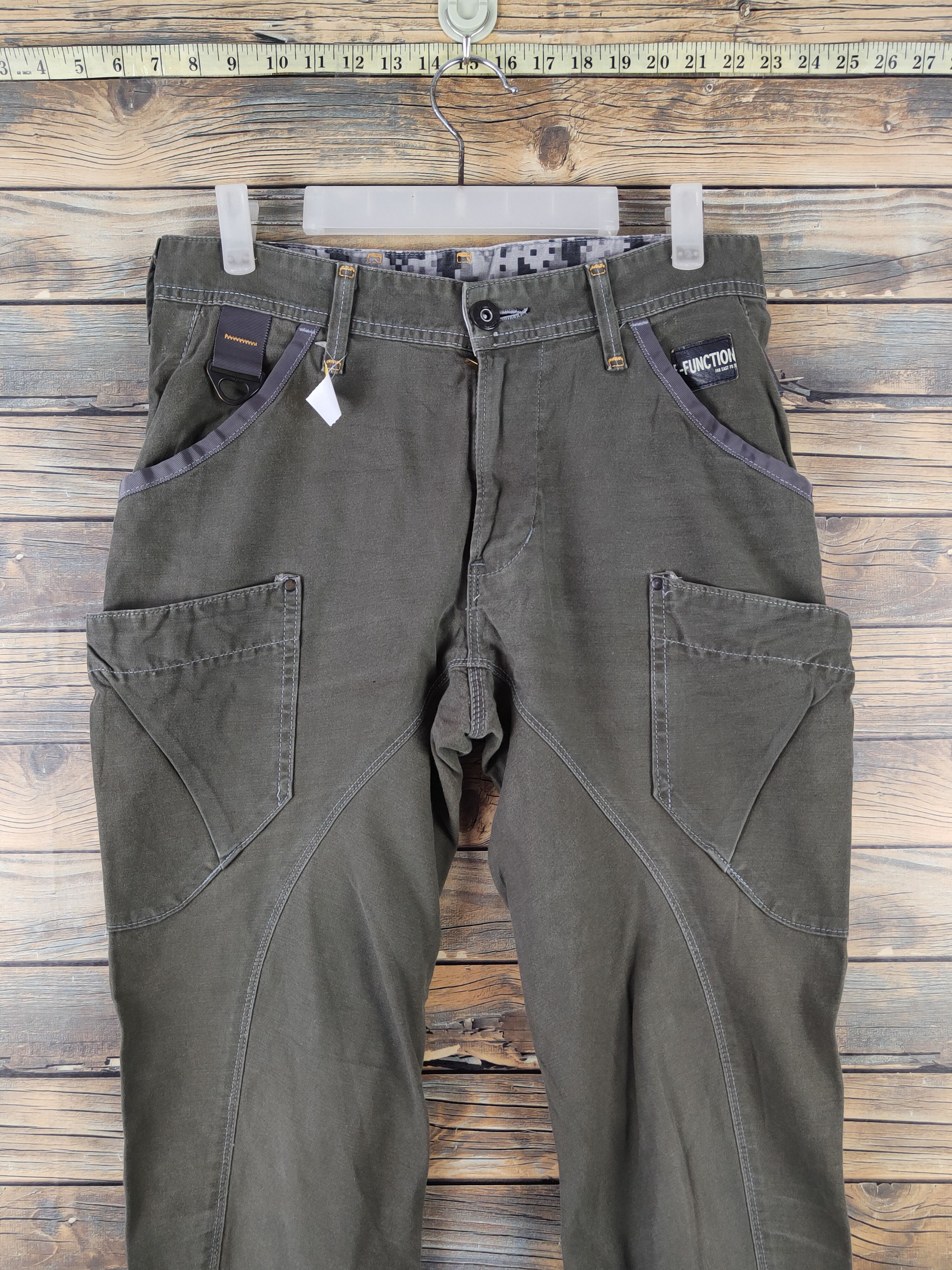 Edwin DL Edwin Efunction Dark Olive Multipocket Cargo Pants# 1946 Size US 28 / EU 44 - 2 Thumbnail