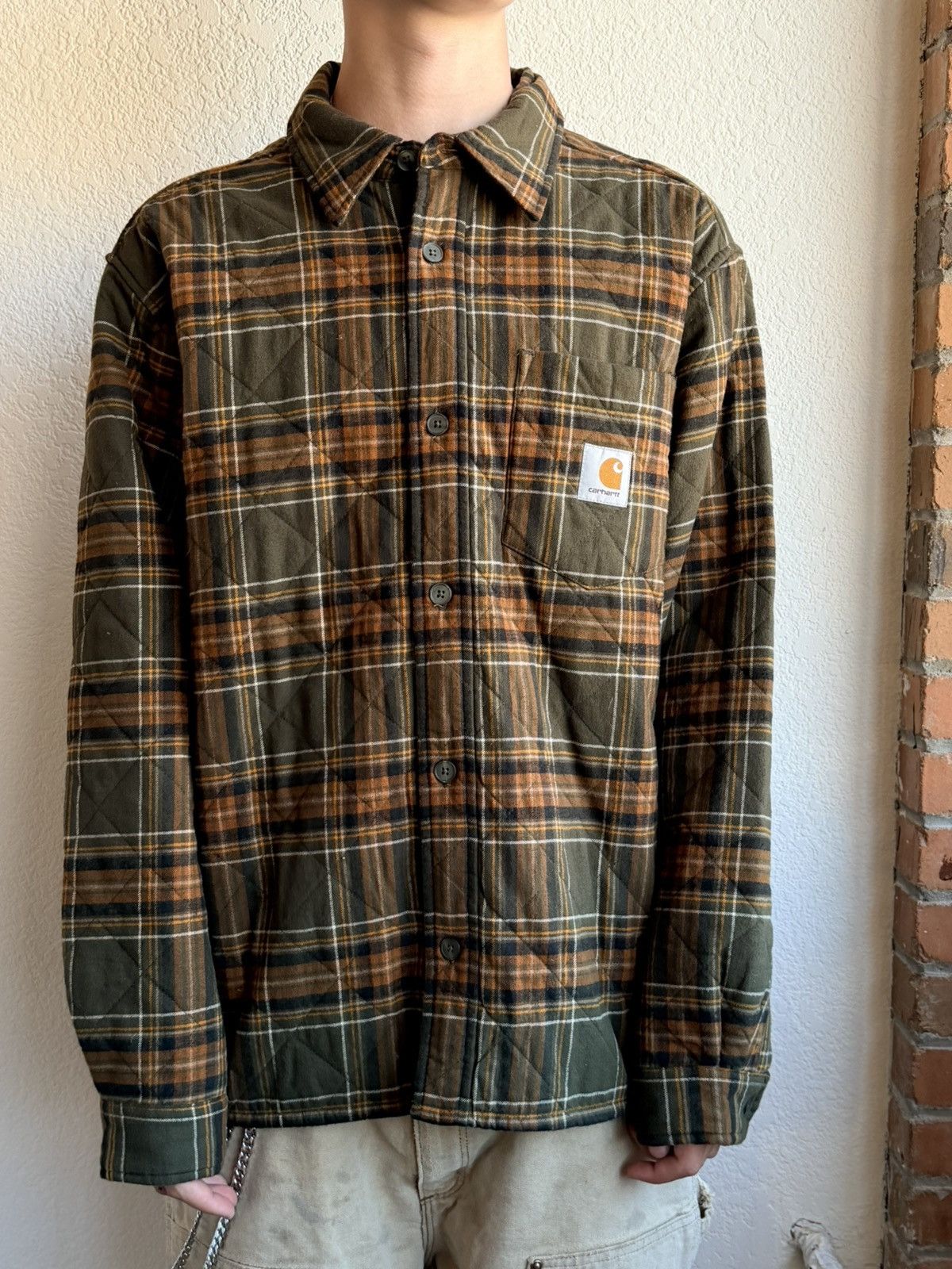 Carhartt Carhartt Plaid Button Up Size US L / EU 52-54 / 3 - 2 Thumbnail