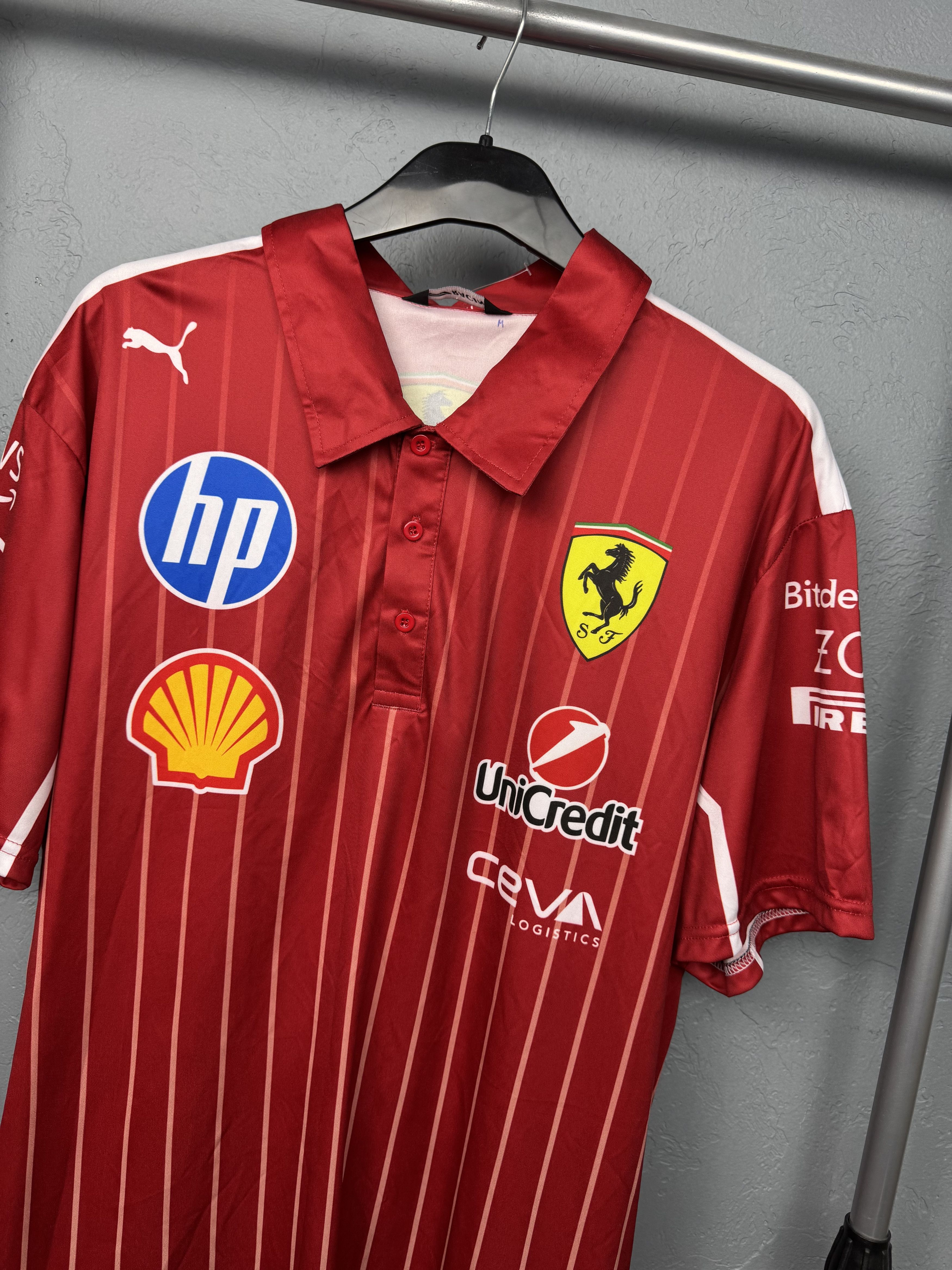 Ferrari Ferrari Racing Team Mens Polo Shirt Tee HP Shell Size US XL / EU 56 / 4 - 2 Thumbnail