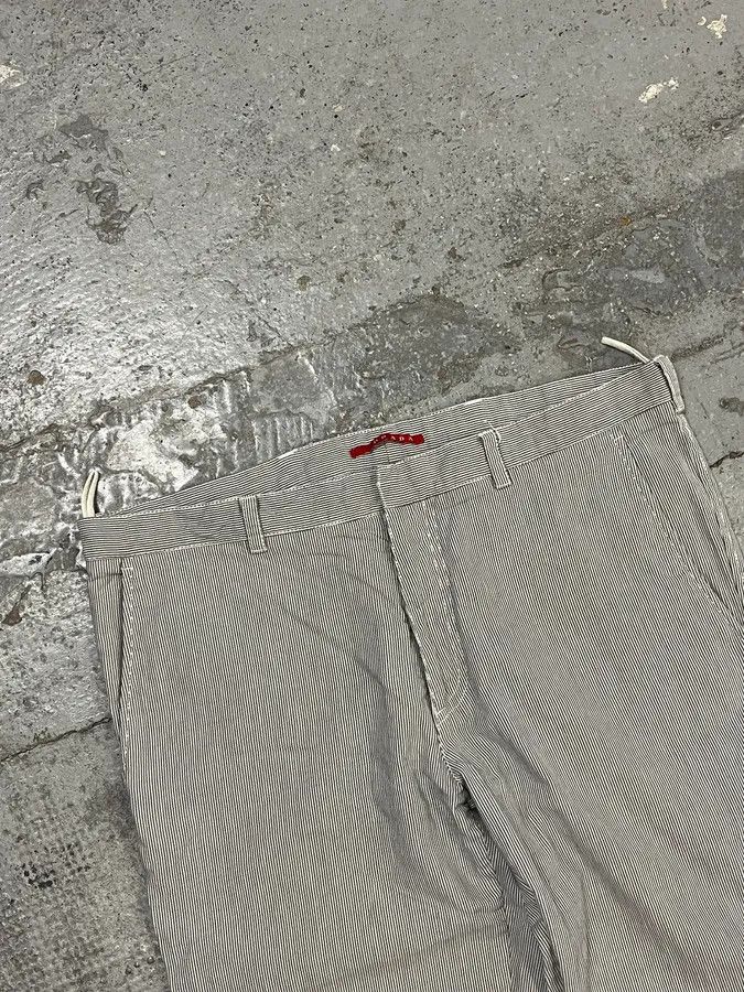 Prada SS2006 Prada Grey/White Striped Chinos Cotton Minimalist Size 52 Size US 32 / EU 48 - 5 Thumbnail