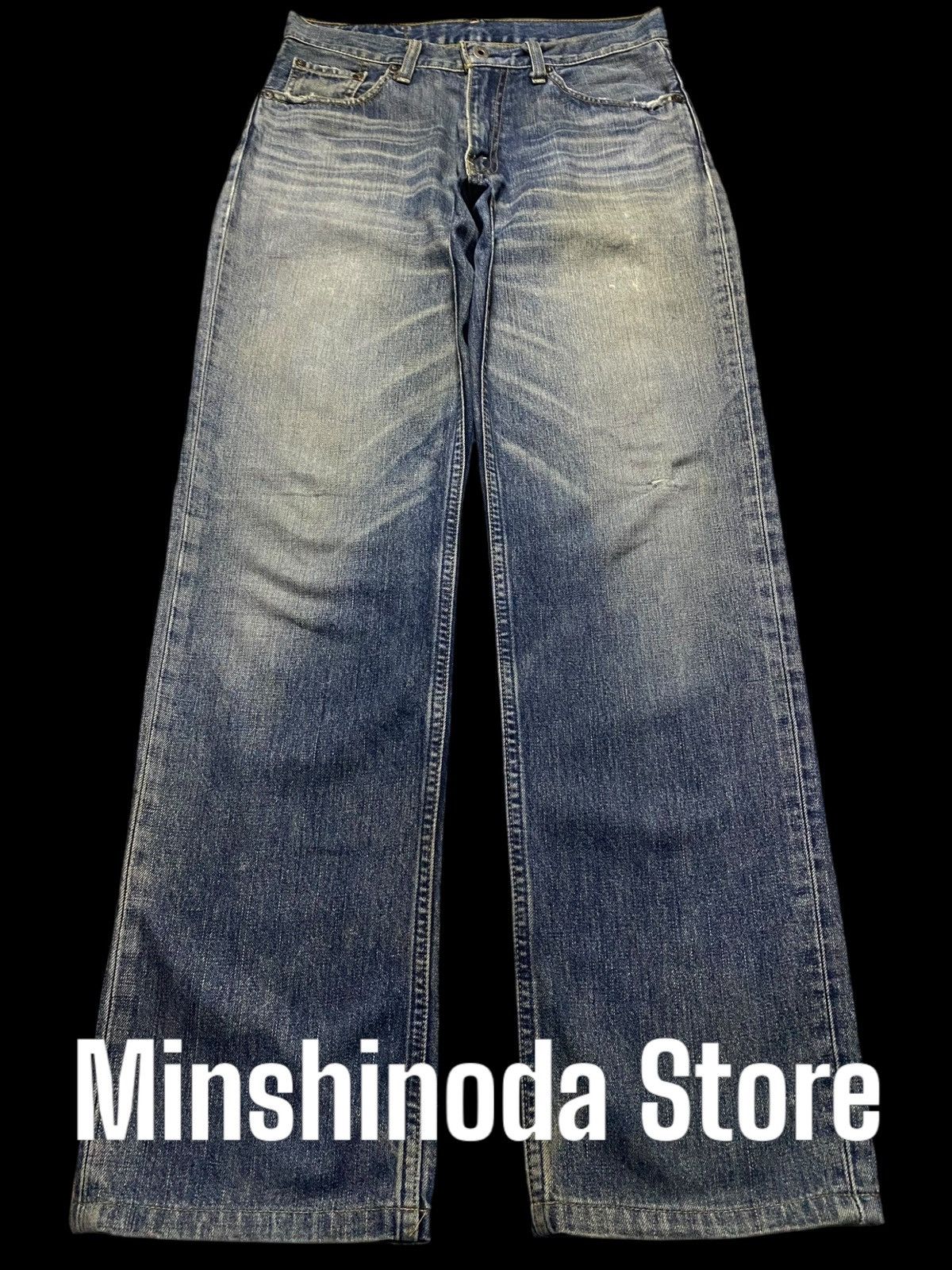 Levi's Vintage Clothing Japan Levis 502 90s Sandy Wash Style Distressed Loose Jeans Size US 30 / EU 46 - 1 Thumbnail
