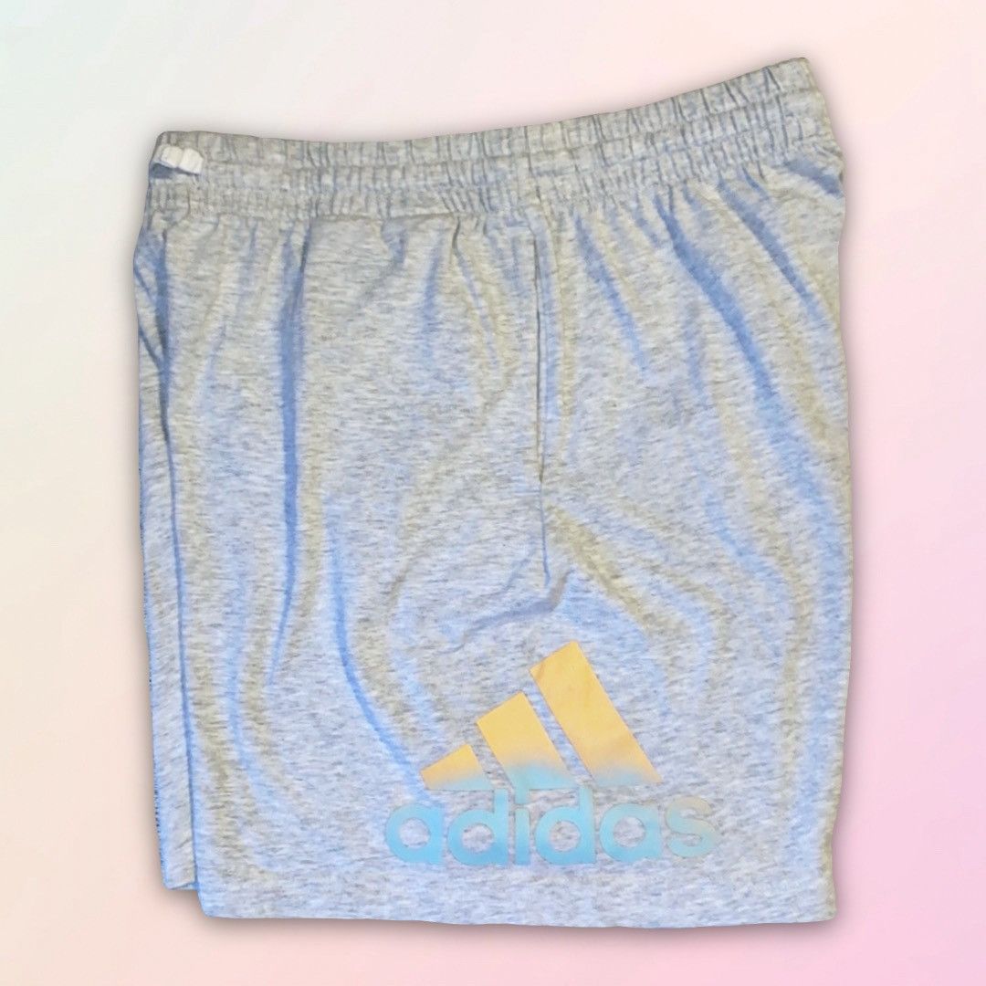 Adidas Adidas, Gray & Ombre, AeroReady, Cotton Athletic Shorts Size 28" / US 6 / IT 42 - 2 Thumbnail
