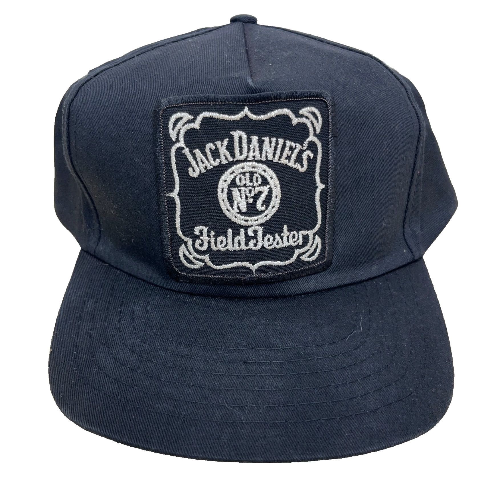 Vintage VINTAGE Jack Daniels Snapback Hat Cap Black Whisky Y2K Field Tester Patch Adult Size ONE SIZE - 2 Thumbnail