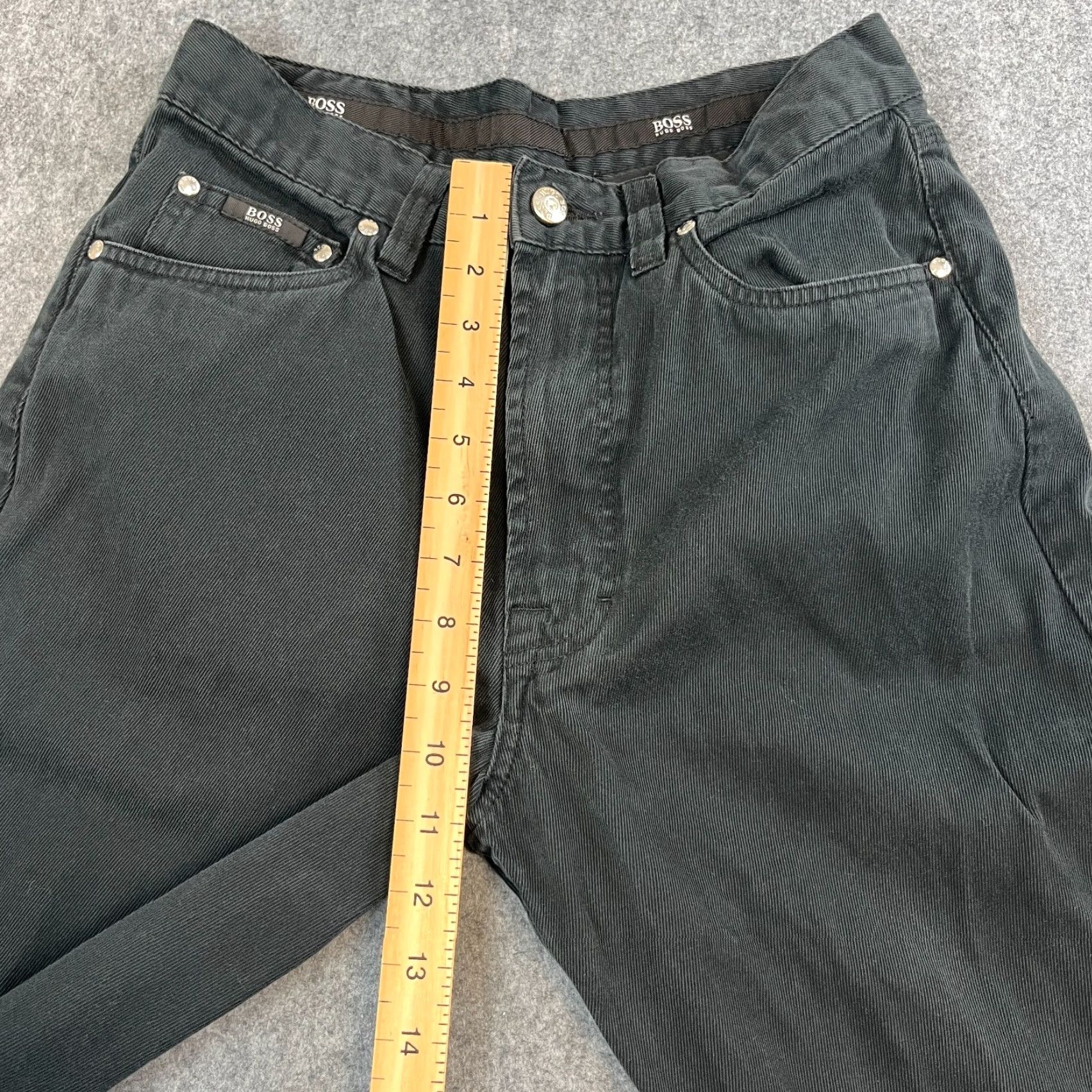 Hugo Boss Hugo Boss Jeans Regular Straight 28 32 Dark Black Lightweight VTG Preppy Mens Jeans Size US 28 / EU 44 - 5 Thumbnail