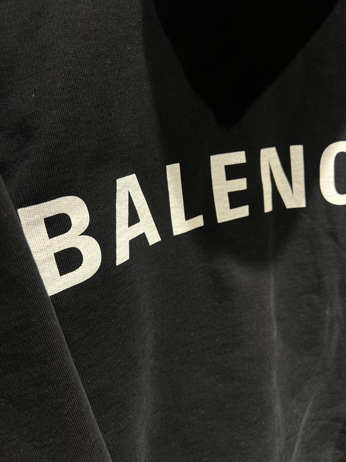 Balenciaga 🚨Balenciaga black Hoodie logo-print Size US M / EU 48-50 / 2 - 3 Thumbnail