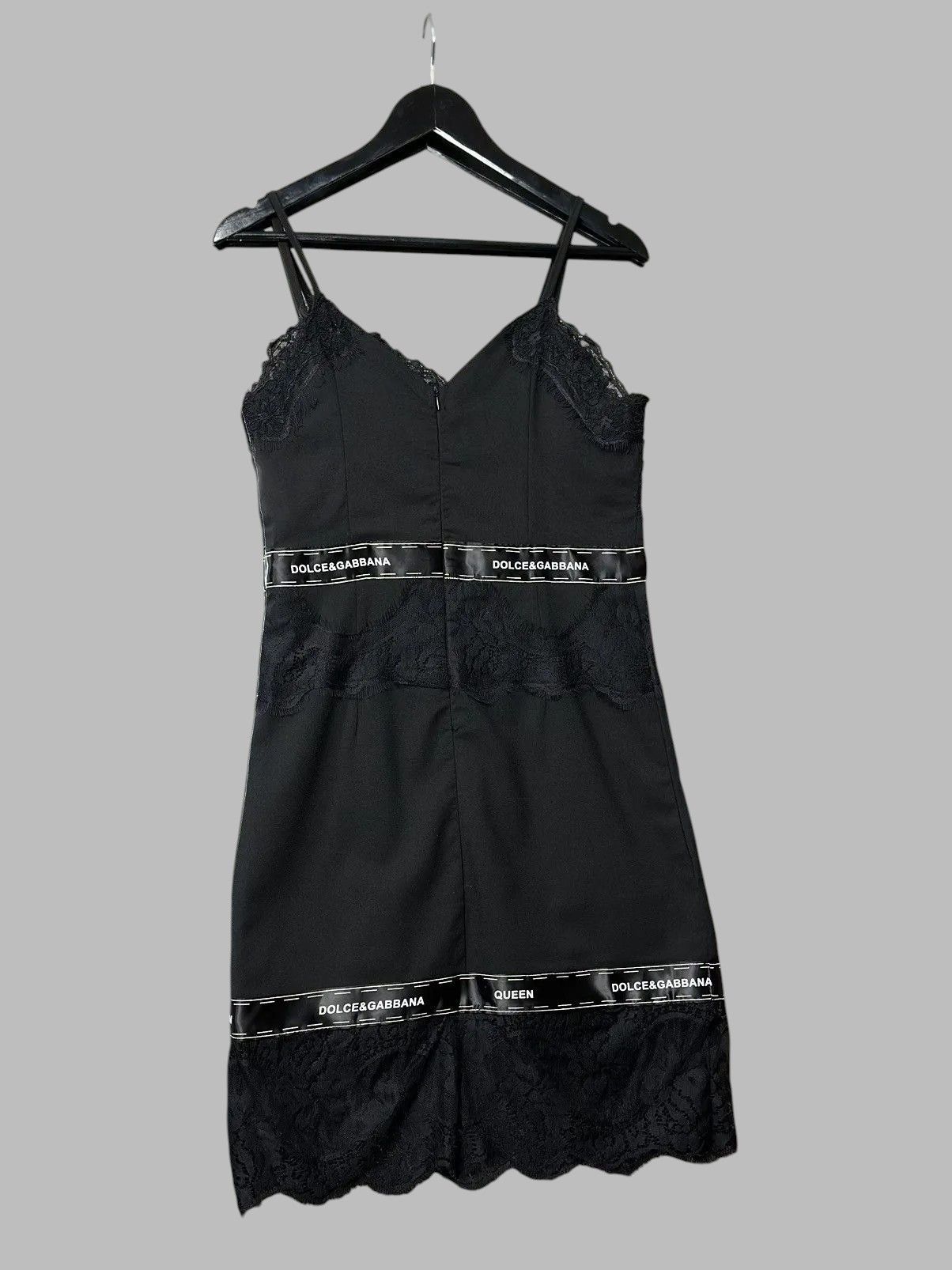 Dolce & Gabbana Classic Elegant Black Dress Queen Dolce & Gabbana Luxury Size S / US 4 / IT 40 - 8 Thumbnail