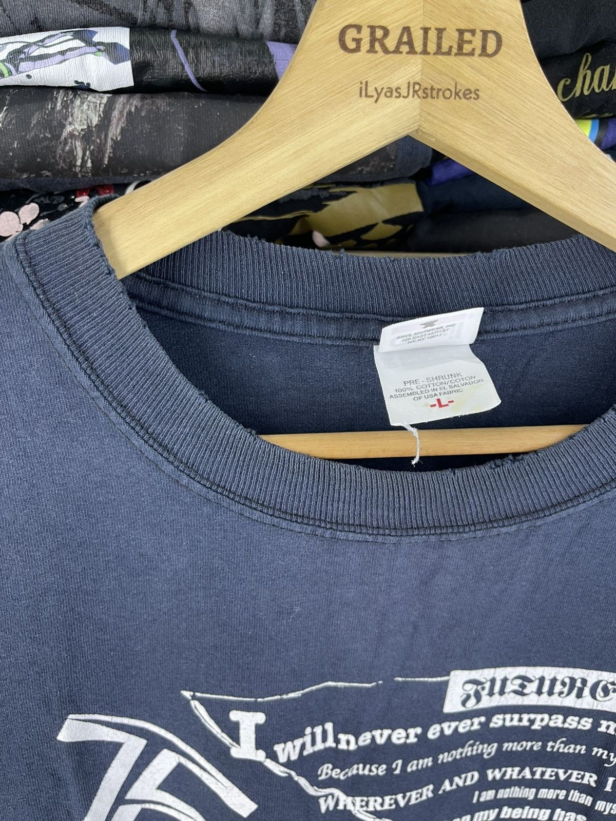 Vintage Vintage 90's First Impulse F Y H Punk Shirt Sun Faded Tee Size US L / EU 52-54 / 3 - 19 Thumbnail