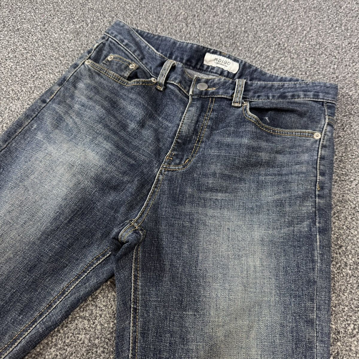 Indigo 🇯🇵 Japanese Indigo Denim Rugged Jeans Size US 30 / EU 46 - 3 Thumbnail