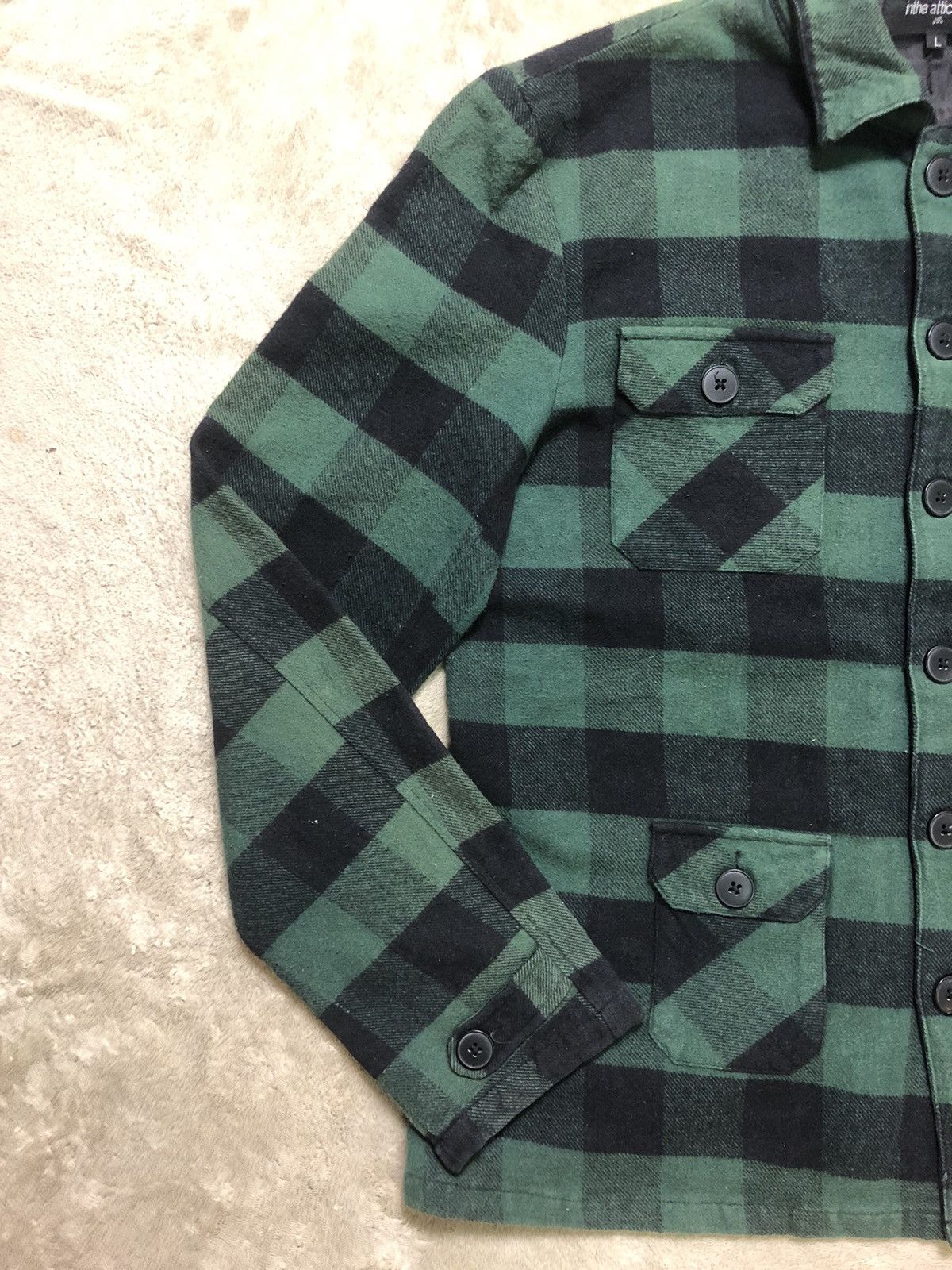 If Six Was Nine × In The Attic × Le Grande Bleu (L.G.B.) Vintage In The Attic Homme Riders on the Storm Plaid Shirt Size US M / EU 48-50 / 2 - 6 Thumbnail