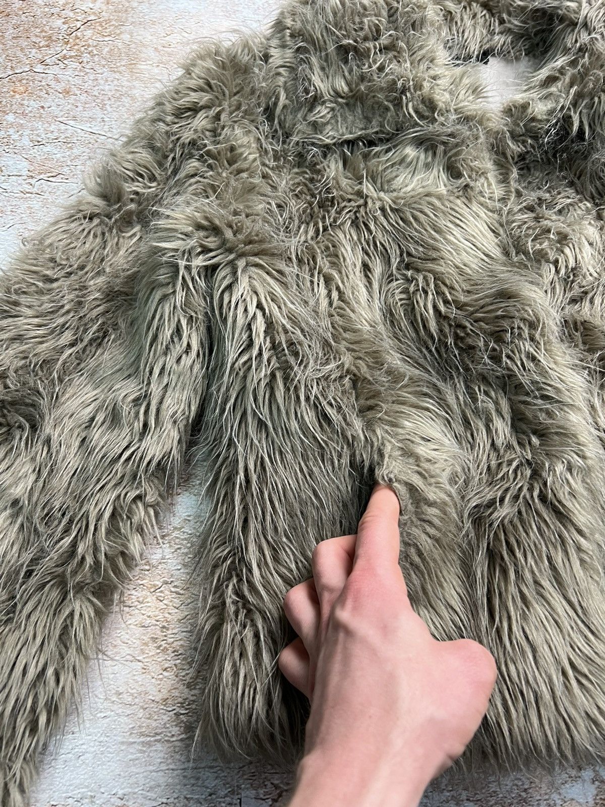 Vintage Vintage Japanese fake fur cropped jacket Size S / US 4 / IT 40 - 4 Thumbnail