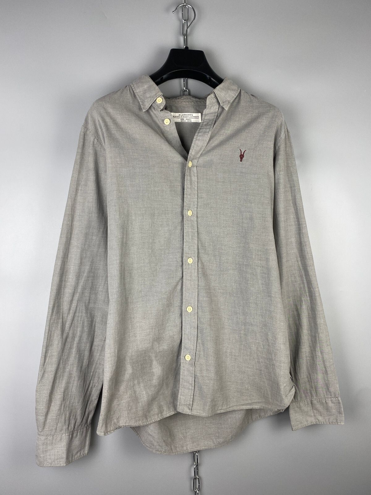 Allsaints AllSaints Mens Long Sleeve Redondo LS Shirt Size US S / EU 44-46 / 1 - 2 Thumbnail