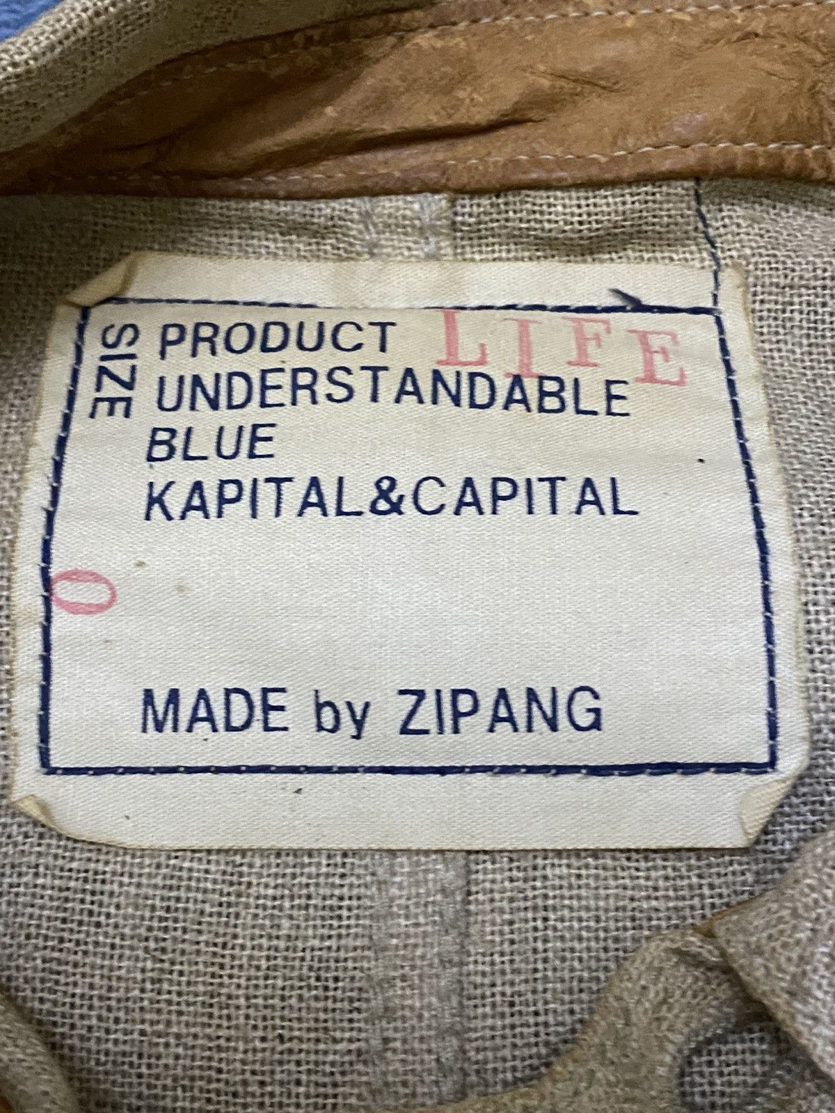 Kapital KAPITAL LIFE LEATHER LINING LINEN JACKET Size US S / EU 44-46 / 1 - 9 Thumbnail