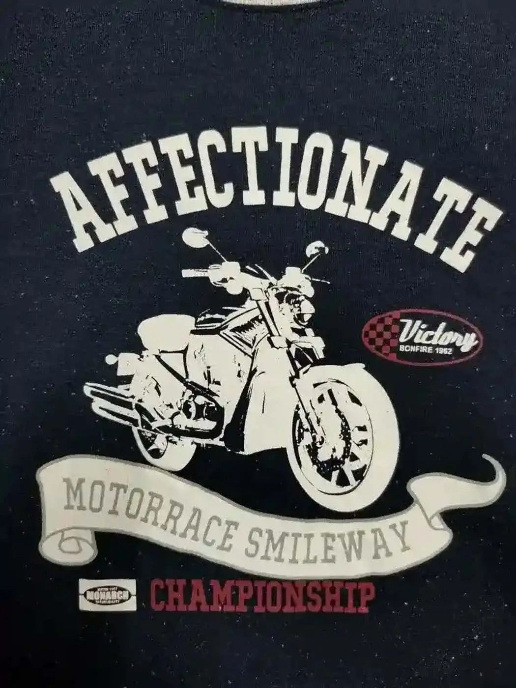 Japanese Brand Vintage Crescere Affectionate Motorrace Smileway Sweatshirt Size US S / EU 44-46 / 1 - 2 Thumbnail