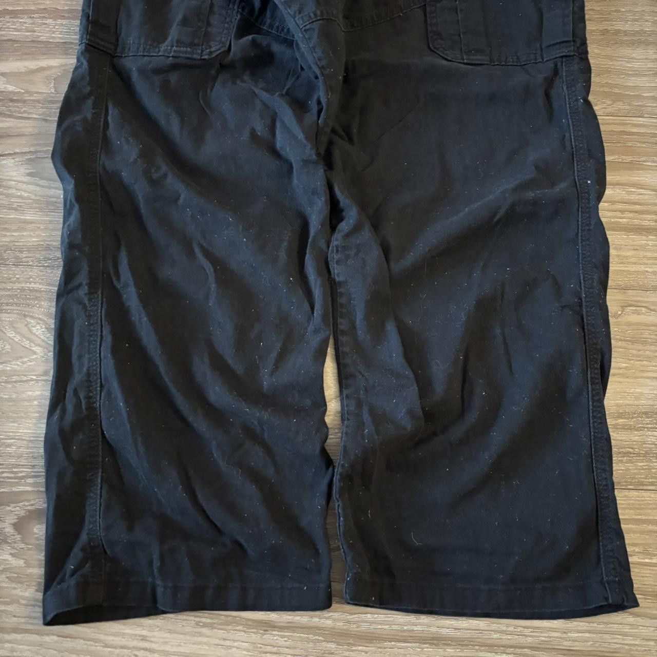 Vintage Crazy Vintage Y2K/2000s Baggy Black Skater Style Cargo Pants! 42x31 Size US 42 / EU 58 - 6 Thumbnail